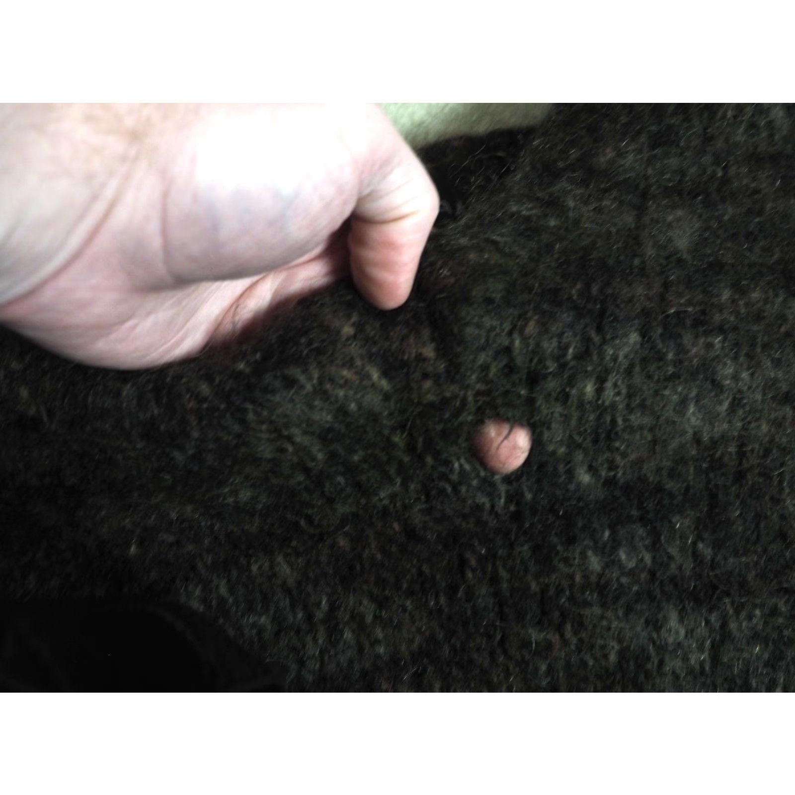 Vintage VTG 50s Puritan Wool Mohair Brown Black Grunge Distress Pullover Sweater Women S Size S / US 4 / IT 40 - 5 Thumbnail
