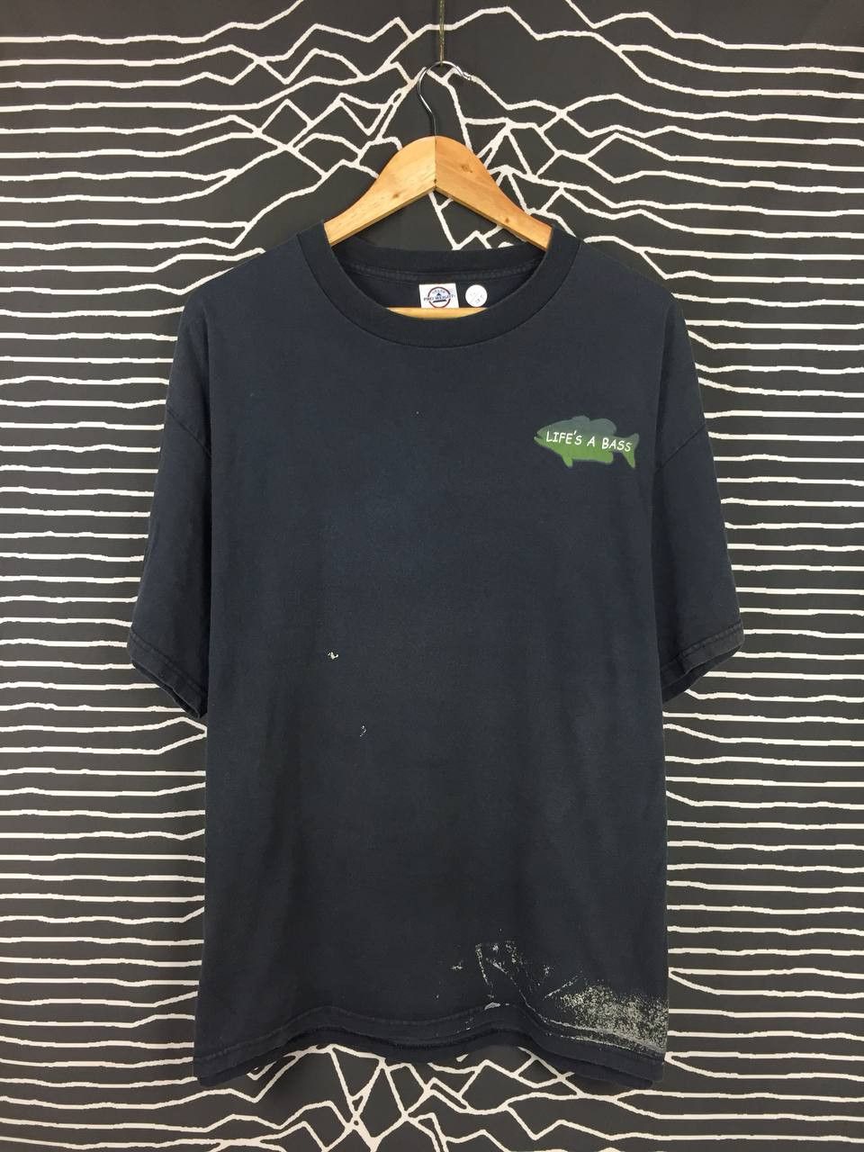Vintage Vtg Y2K Life’s A Bass Basscar Fish Racing Tee Size US XL / EU 56 / 4 - 6 Thumbnail