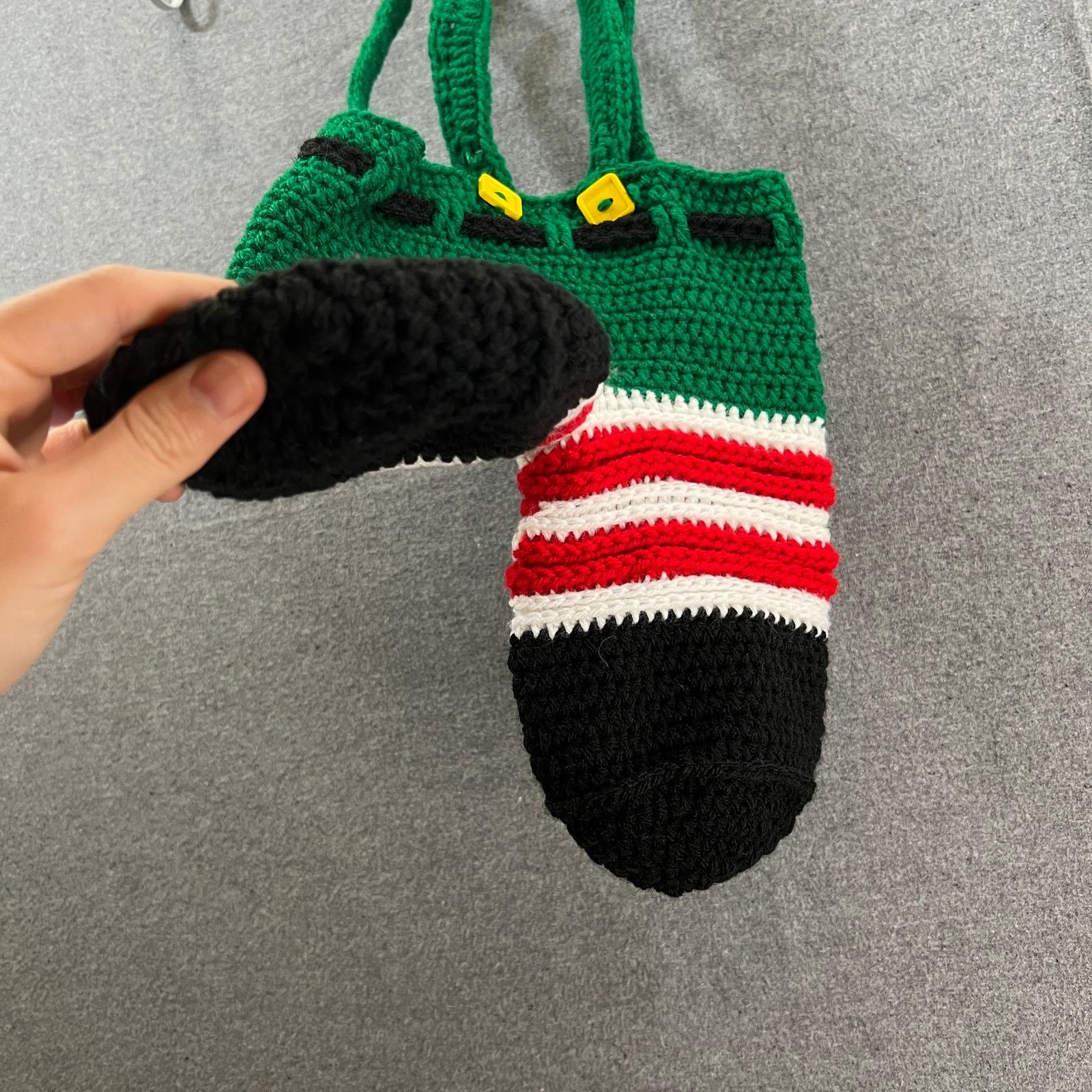 Other Christmas Bags Knitting Pattern Green Purse Size ONE SIZE - 8 Thumbnail