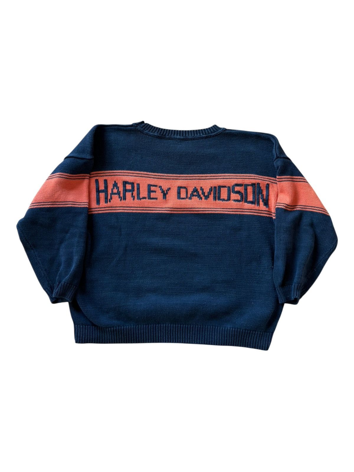 Harley Davidson *RARE* HARLEY DAVIDSON KNIT 90s 00s VINTAGE SWEATER Size US XL / EU 56 / 4 - 4 Thumbnail