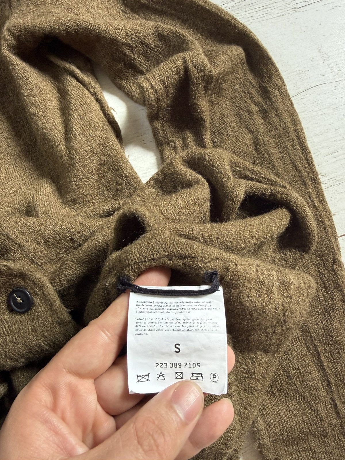 Rundholz Rundholz cardigan avangarde wool Size S / US 4 / IT 40 - 4 Thumbnail