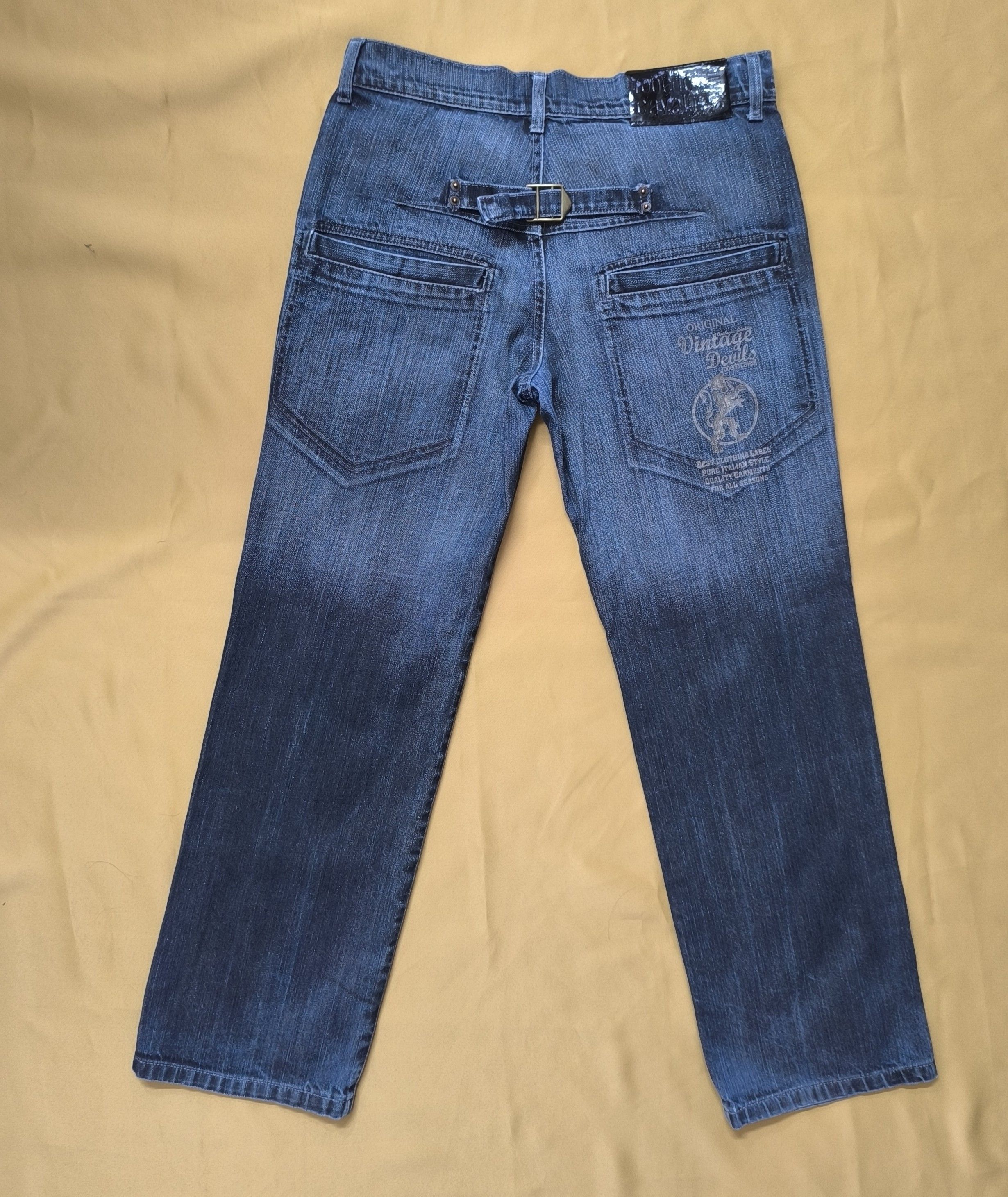 Roberto Cavalli Roberto Cavalli Vintage Devils Junior Blue Jeans Size XS Y2K Size 24" / US 00 / IT 34 - 2 Thumbnail