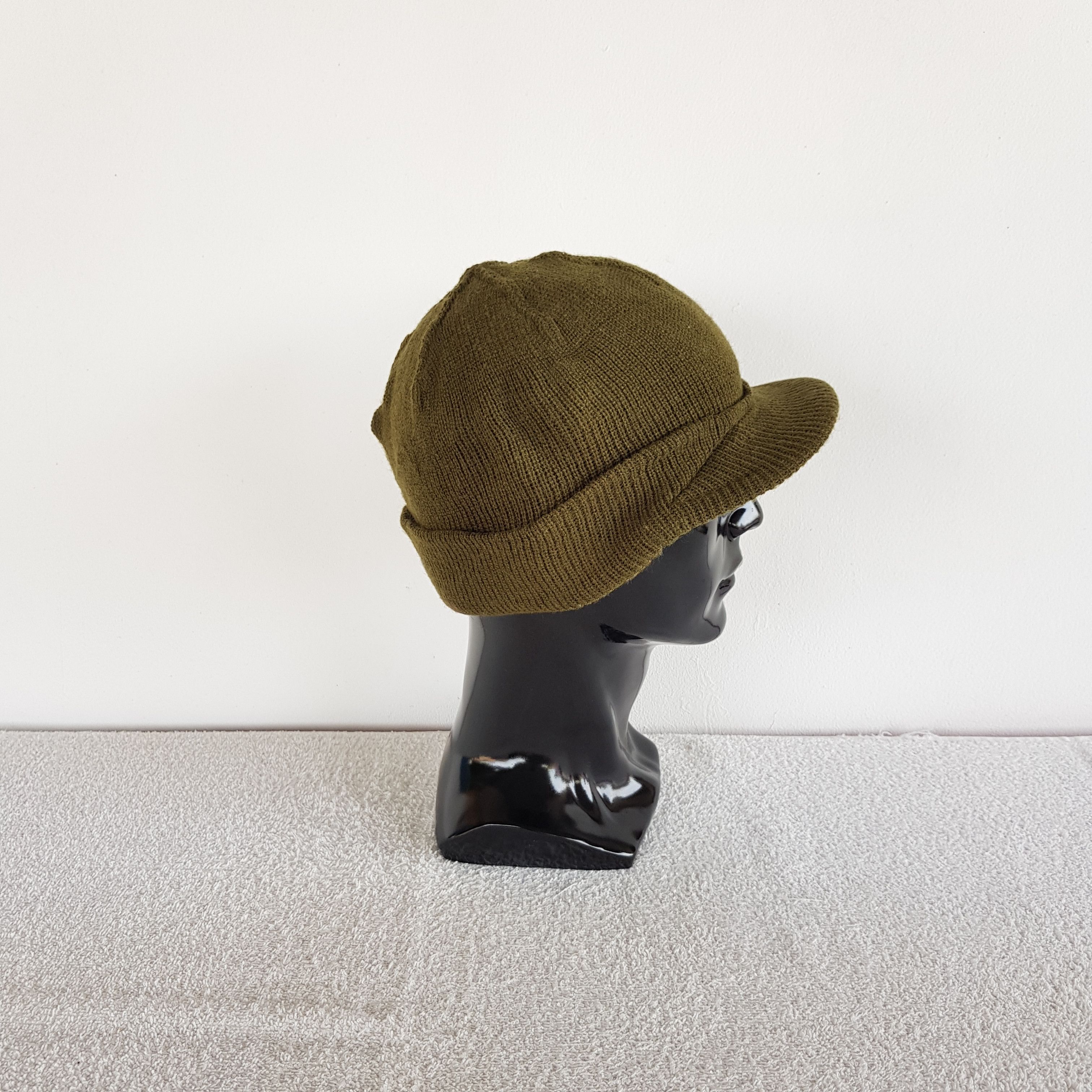 Japanese Brand Vintage Unknown Japanese Brand Beanie Y2K Knit Brim Hat Size ONE SIZE - 3 Thumbnail