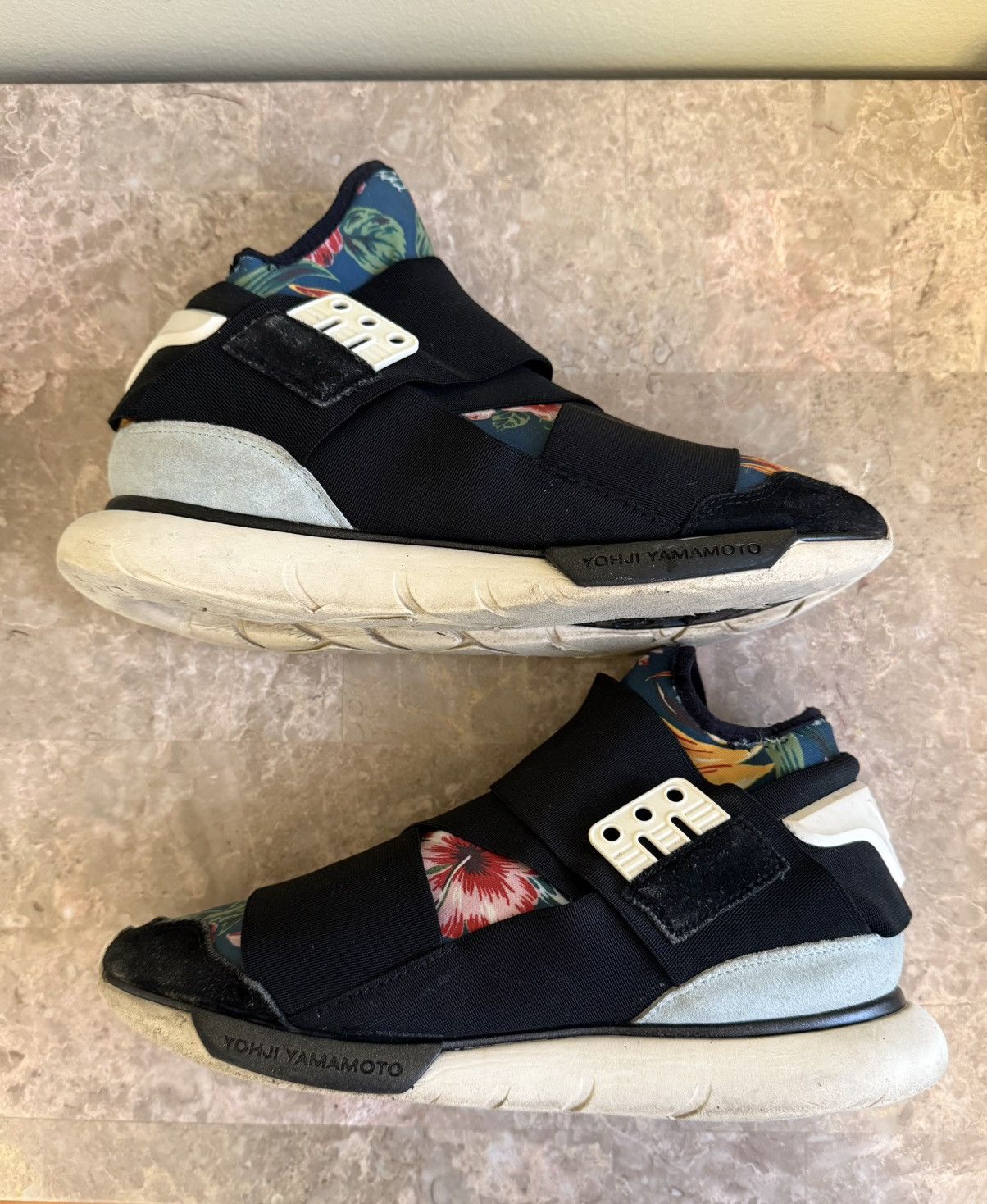 Y-3 Qasa High Floral sneakers