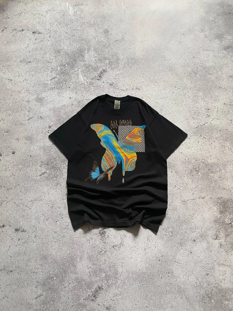 Band Tees × Rap Tees LIL SKIES 3D BUTTERFLY TOUR T SHIRT Size US M / EU 48-50 / 2 - 1 Thumbnail