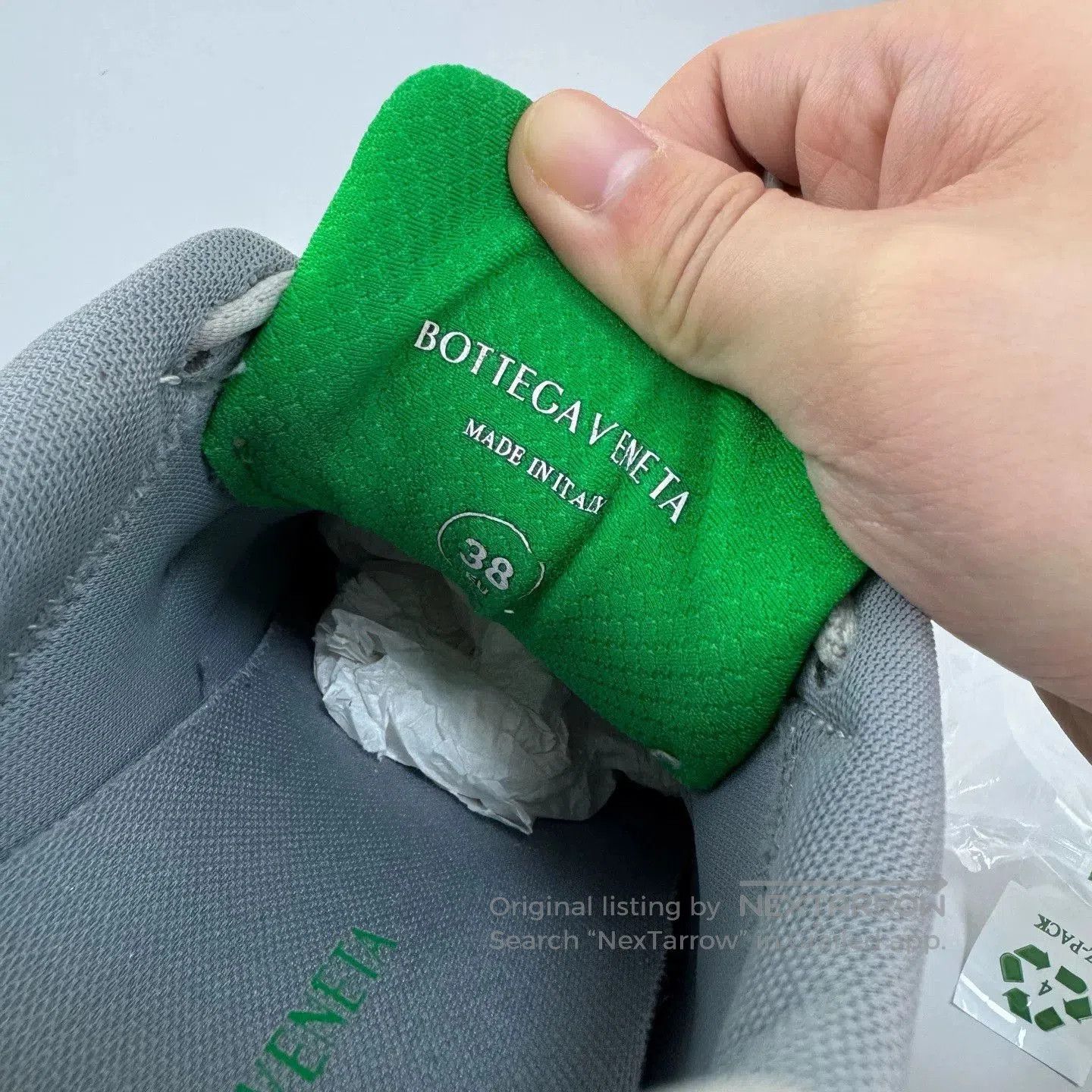 Bottega Veneta Bottega Veneta Orbit Green Sneakers. Size US 7 / IT 37 - 6 Thumbnail