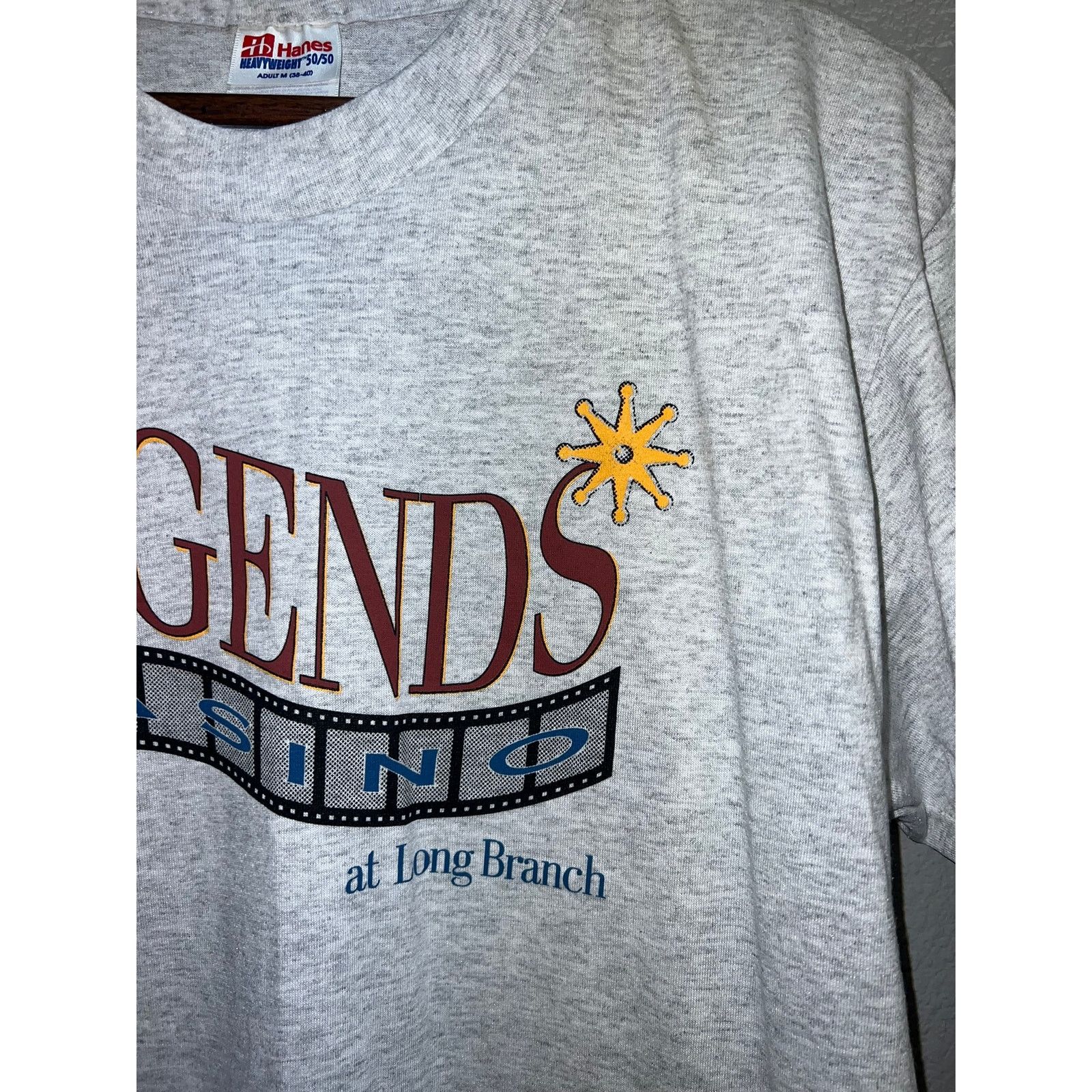 Hanes Vintage Legends Casino Shirt Long Branch Gray Hanes 90s M Size US M / EU 48-50 / 2 - 4 Thumbnail