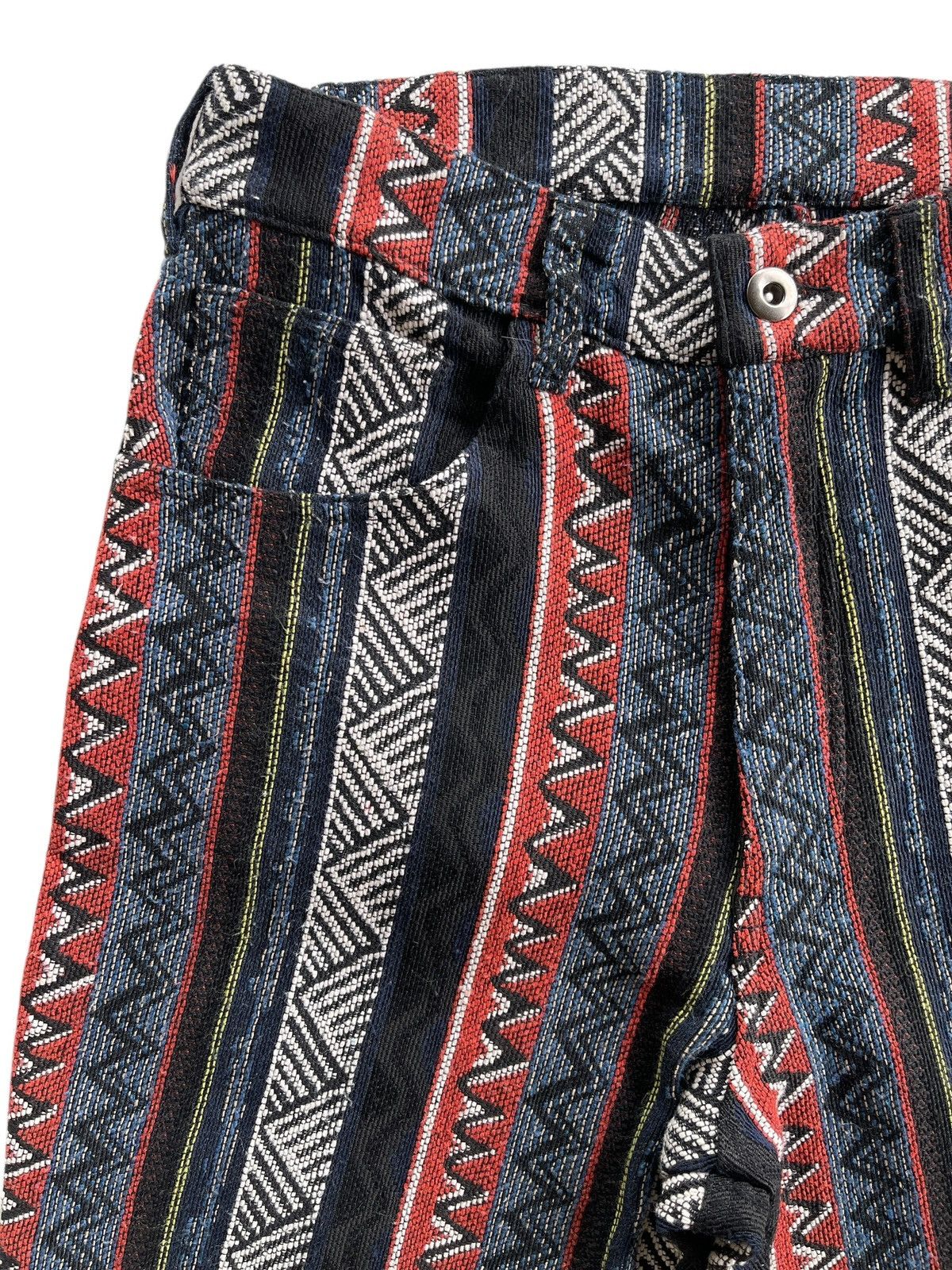 Vintage Vintage Fafatt Rockabilly Printed High Waist Pants Size 28" / US 6 / IT 42 - 4 Thumbnail
