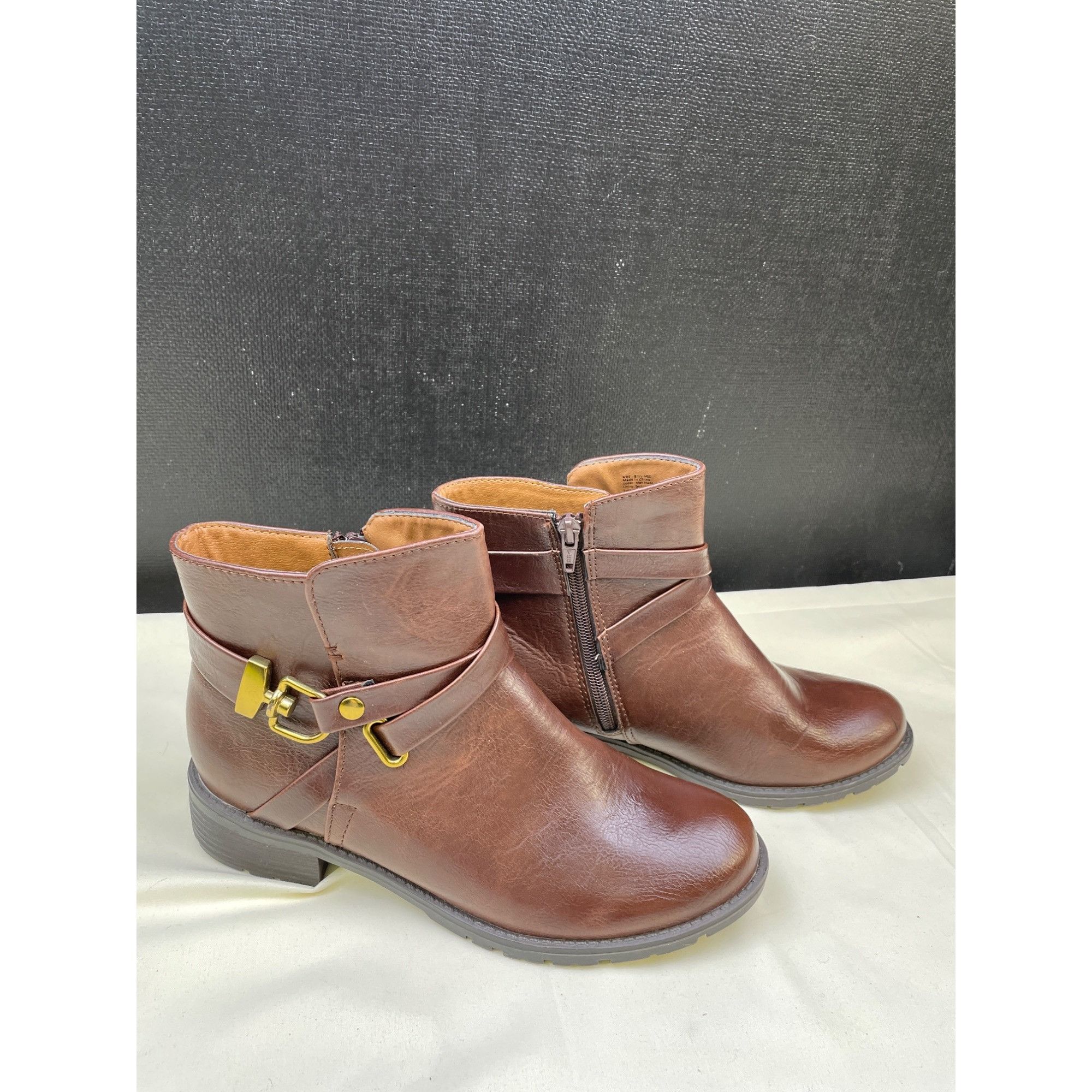 Croft & Barrow Croft & Barrow Otholite Women's Brown Ankle Boots Shoes Size Size US 8.5 / IT 38.5 - 3 Thumbnail