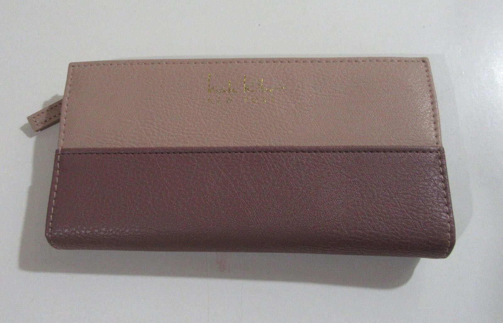 Nicole Miller Nicole Miller Womens Cosette Wallet NWT Dusty Slate/Celedon Size ONE SIZE - 5 Thumbnail