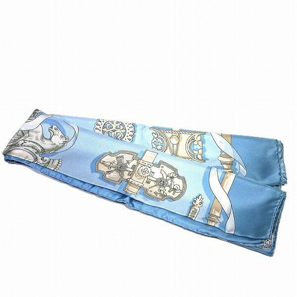 Hermes Hermes Hermes Silk Scarf FERRONNERIE Design Canvas Scarf in Good Condition Size ONE SIZE - 1 Thumbnail