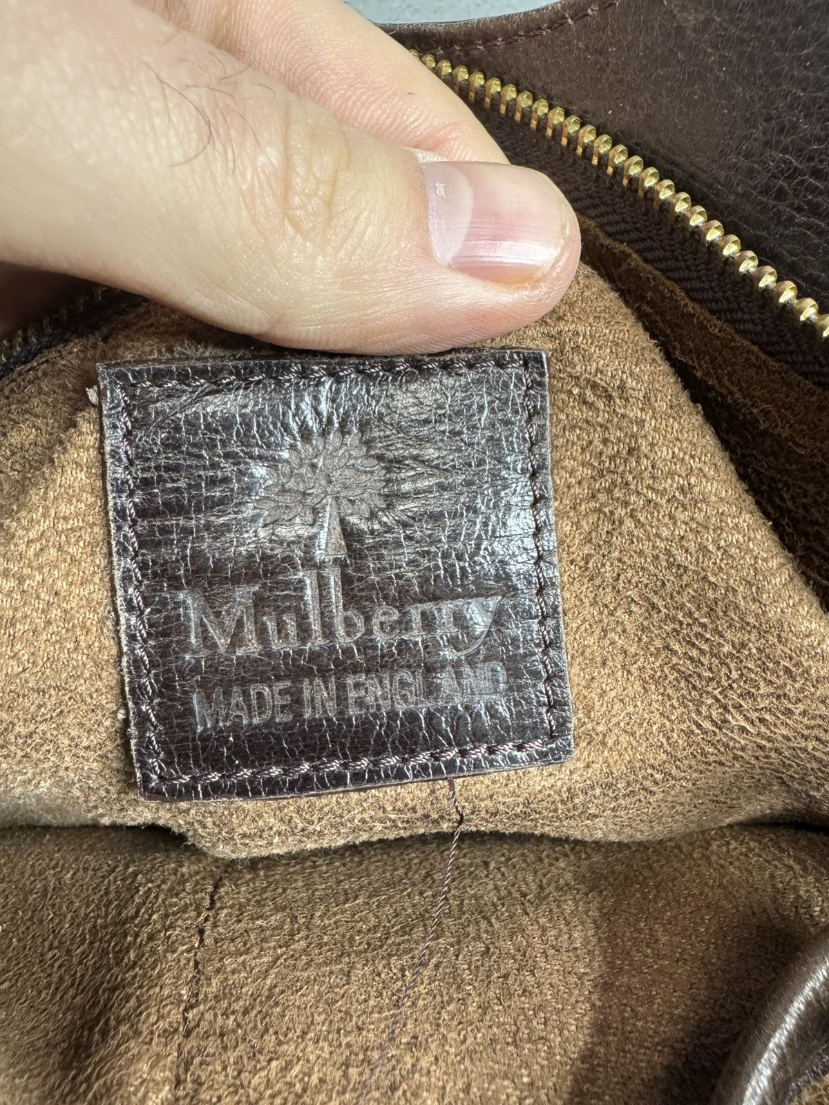 Leather Vintage Mulberry Bag Leather Made in England Size ONE SIZE - 3 Thumbnail