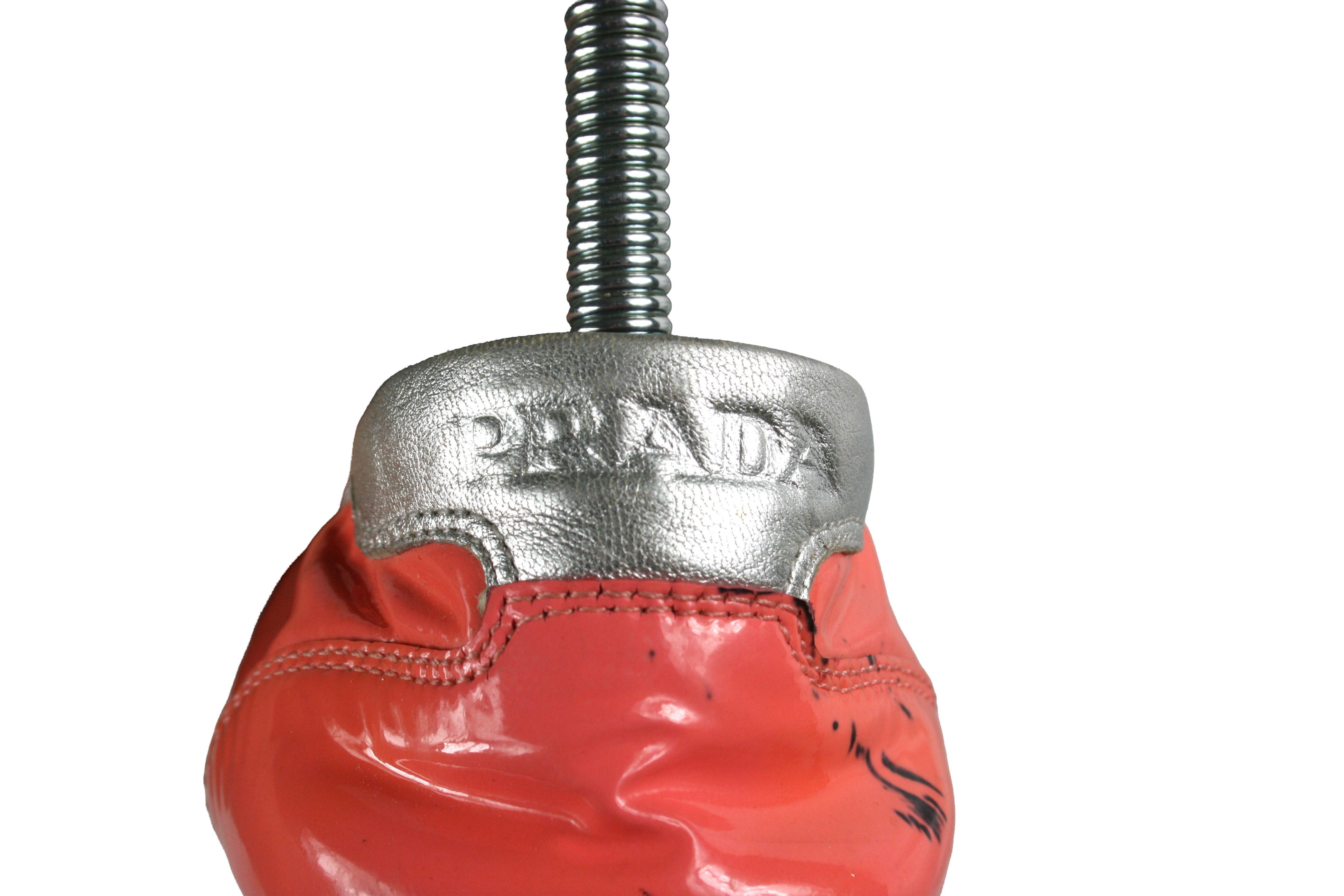 Prada 00S Logo Y2K Stretch Ballerinas Patent Leather Vintage Size US 7.5 / IT 37.5 - 11 Thumbnail