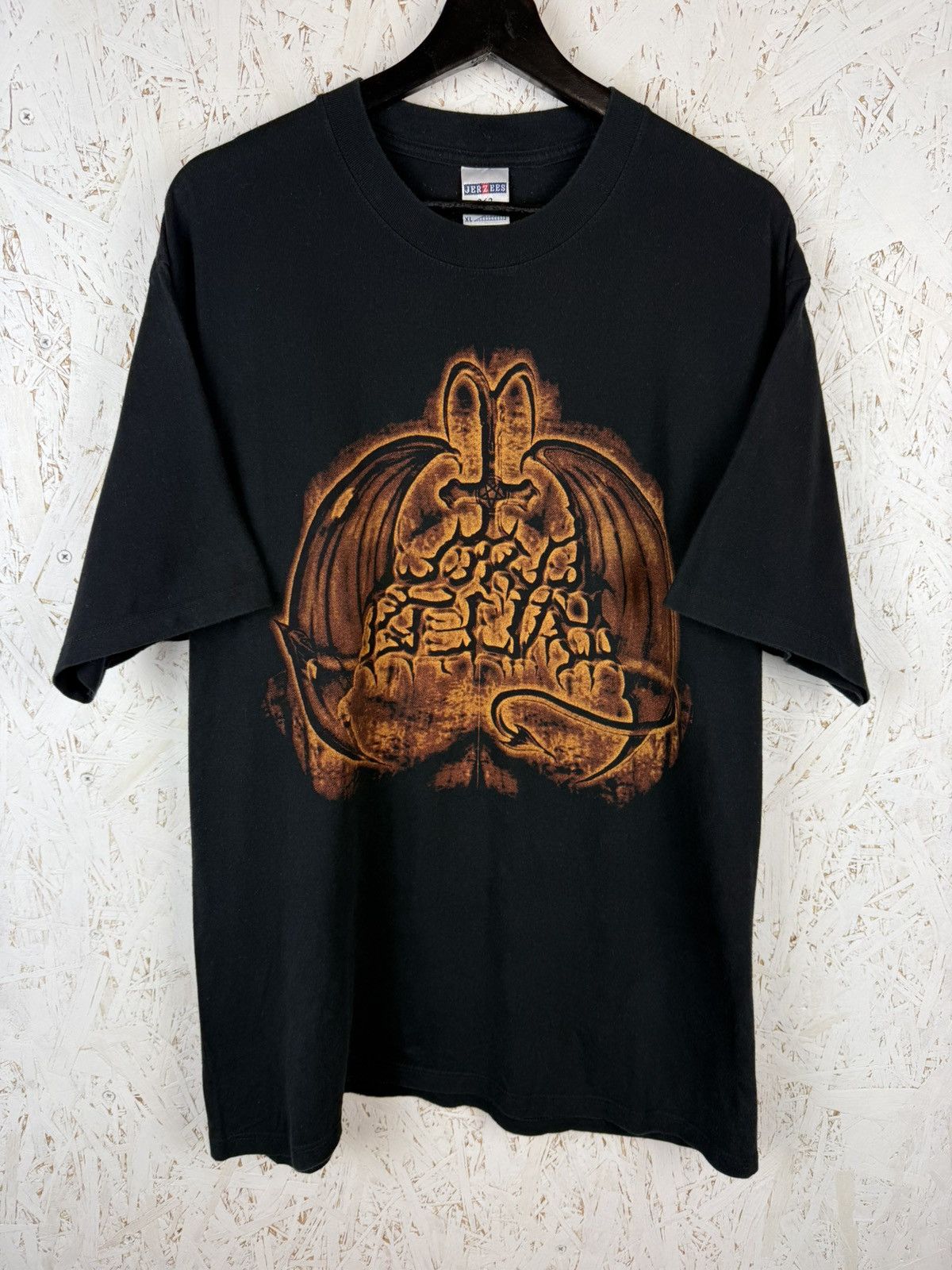 Band Tees Lord Belial 2002 Angelgrinding Tour Black Metal Band T-Shirt Size US XL / EU 56 / 4 - 1 Thumbnail
