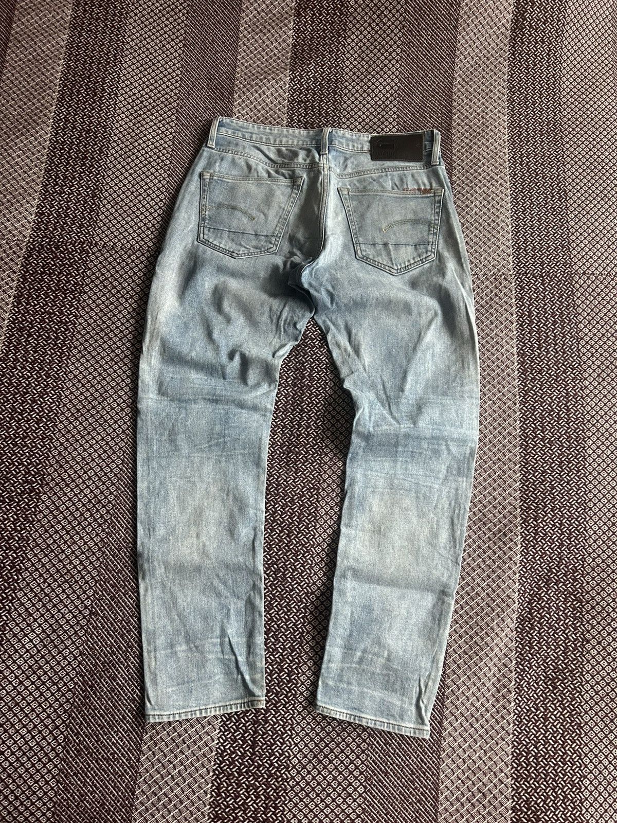 G-Star G-star Raw 3301 Slim Denim Mens Jeans Faded Washed Size W31 Size US 31 - 1 Thumbnail