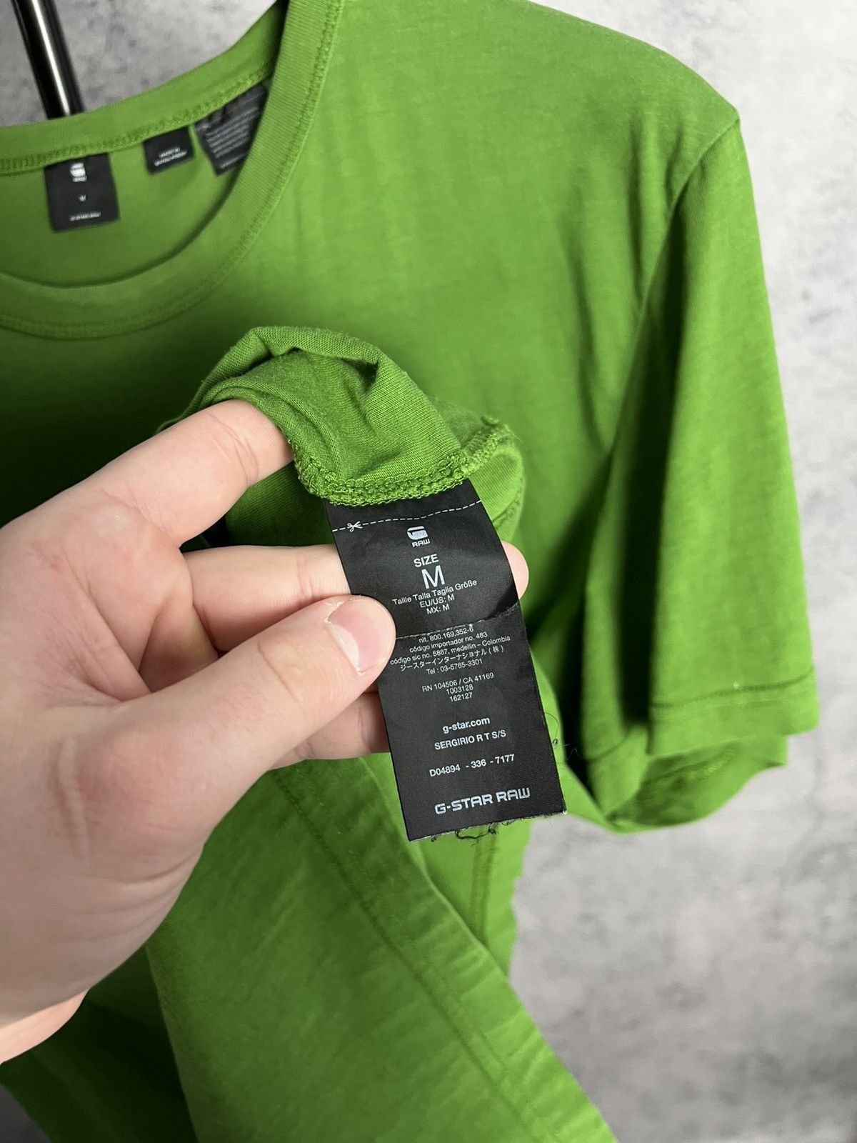 G-Star G-Star Raw Y2K T-Shirt Big Logo Men Tee Green Size US M / EU 48-50 / 2 - 6 Thumbnail