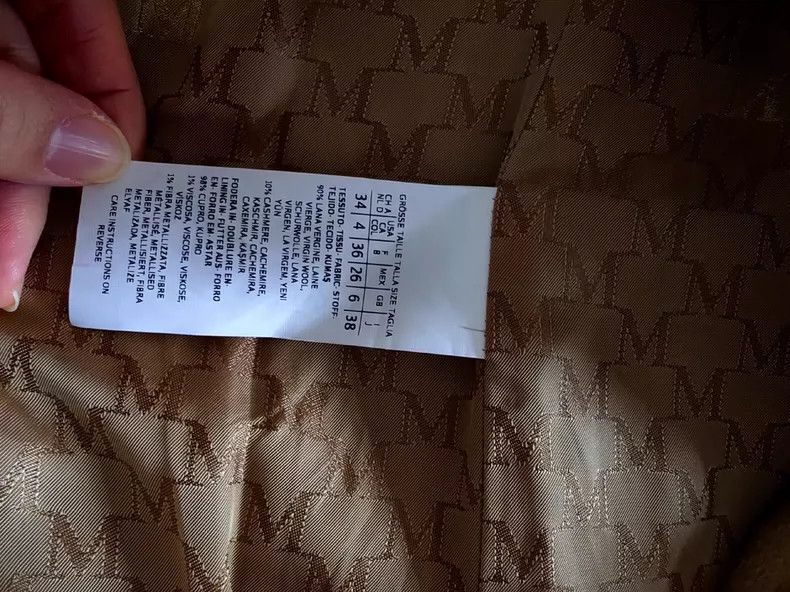 Max Mara Max Mara 101801 Madame coat camel Size S / US 4 / IT 40 - 4 Thumbnail
