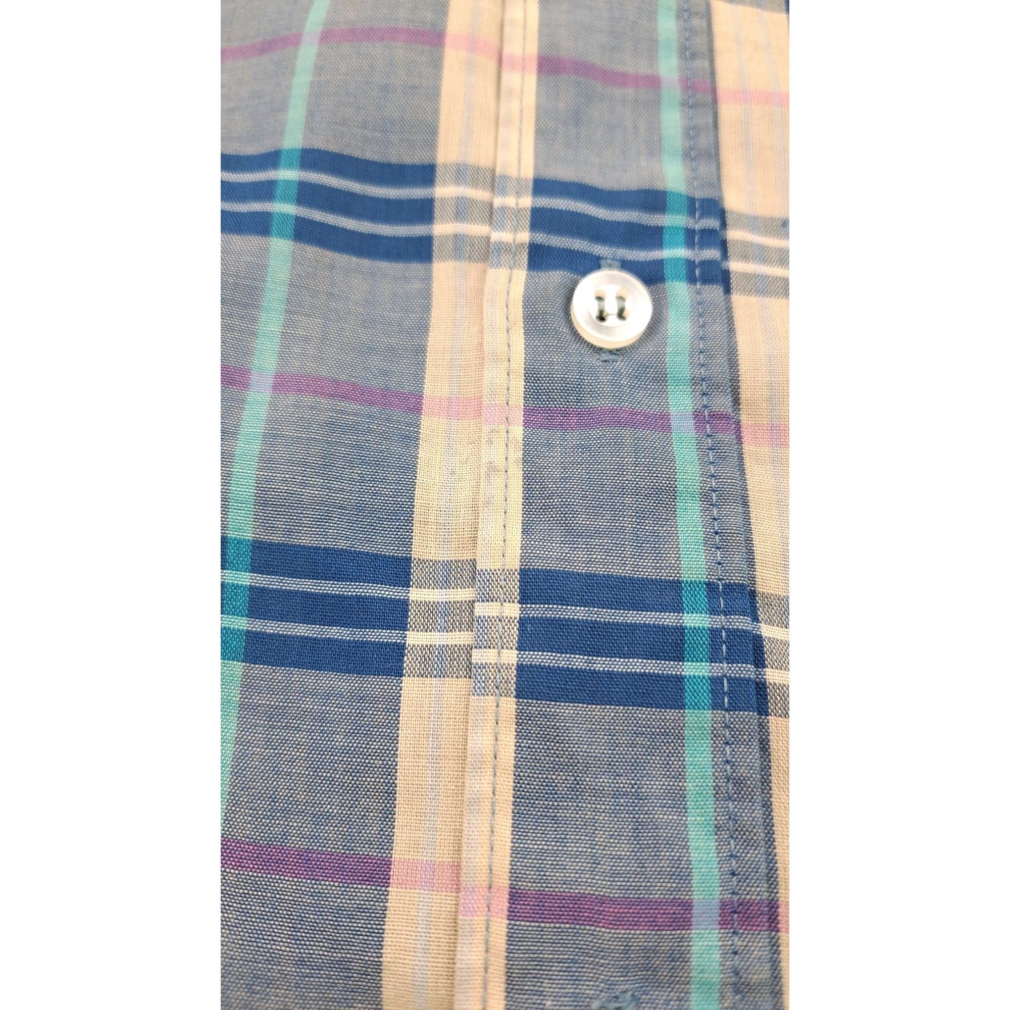 Levi's Vintage Levi's Plaid Fitted Shirt Men Medium Long Sleeve Size US M / EU 48-50 / 2 - 4 Thumbnail