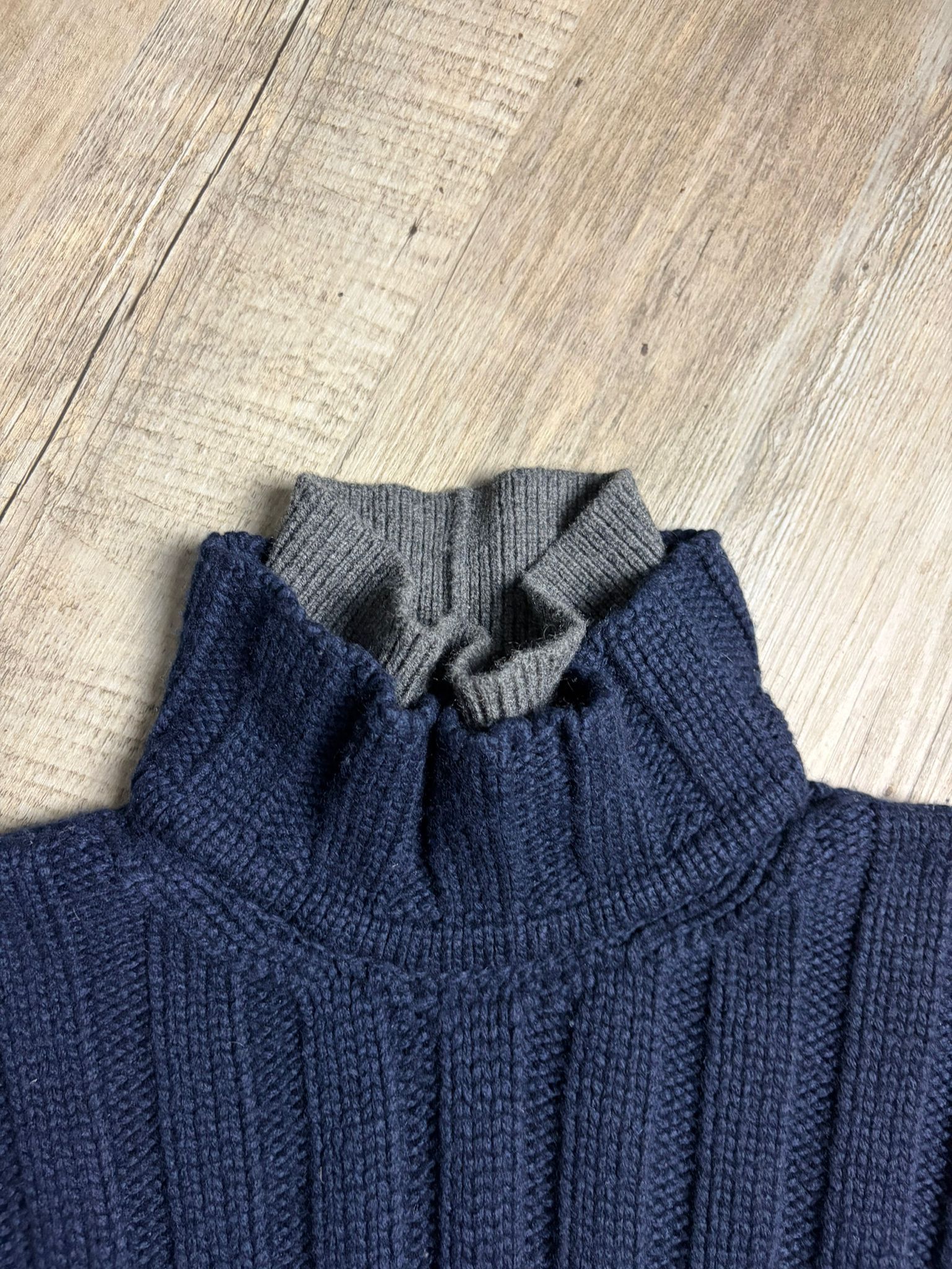 Dior SAMPLE kim jones dior turtleneck knit sweater double layer Size US L / EU 52-54 / 3 - 2 Thumbnail