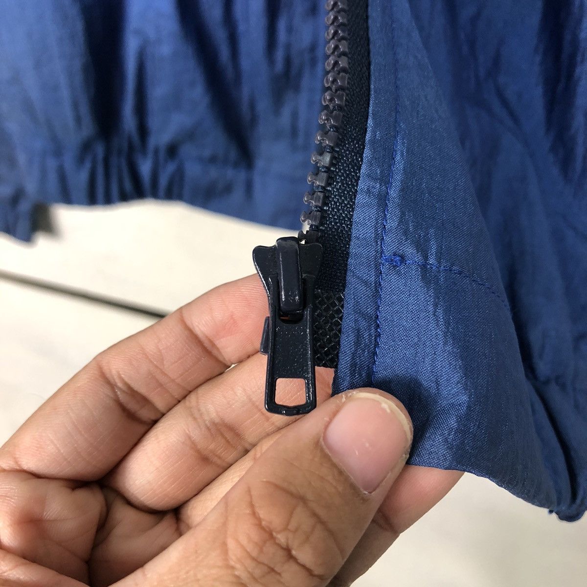 Japanese Brand × Vintage 📌Vintage Bomber Jacket Nylon Tom's Zypro Big Logo Back Hit Size US M / EU 48-50 / 2 - 17 Thumbnail