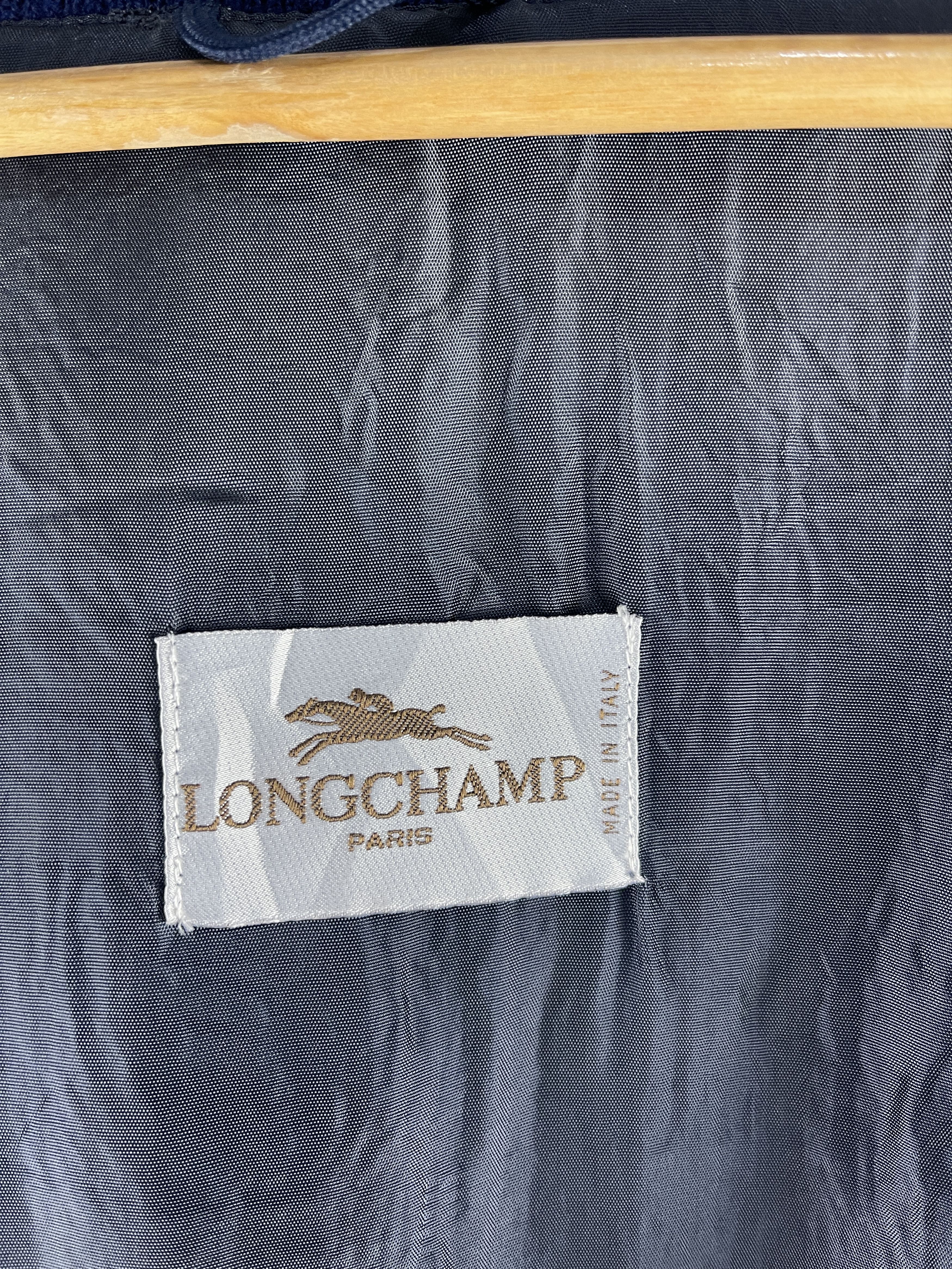 Longchamp Vintage Longchamp Paris Made in Italy Navy Casual Jacket Size US M / EU 48-50 / 2 - 14 Thumbnail