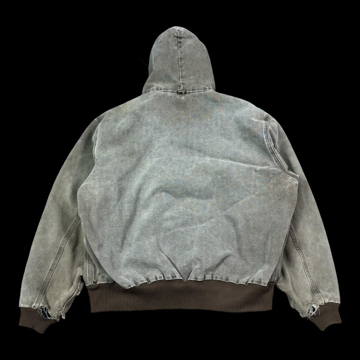 Carhartt Vintage 90s J06 CHT Faded Distressed Full Zip Jacket 2XL Size US XXL / EU 58 / 5 - 7 Thumbnail