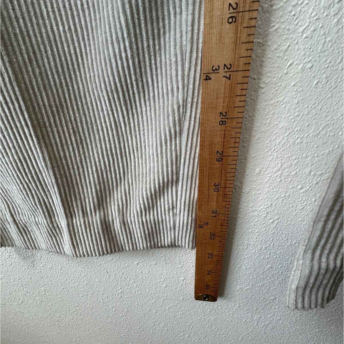 Brunello Cucinelli NWT Brunello Cucinelli Beige Front Pleat Wide Corduroy Pant Size 36" / US 14 / IT 50 - 19 Thumbnail