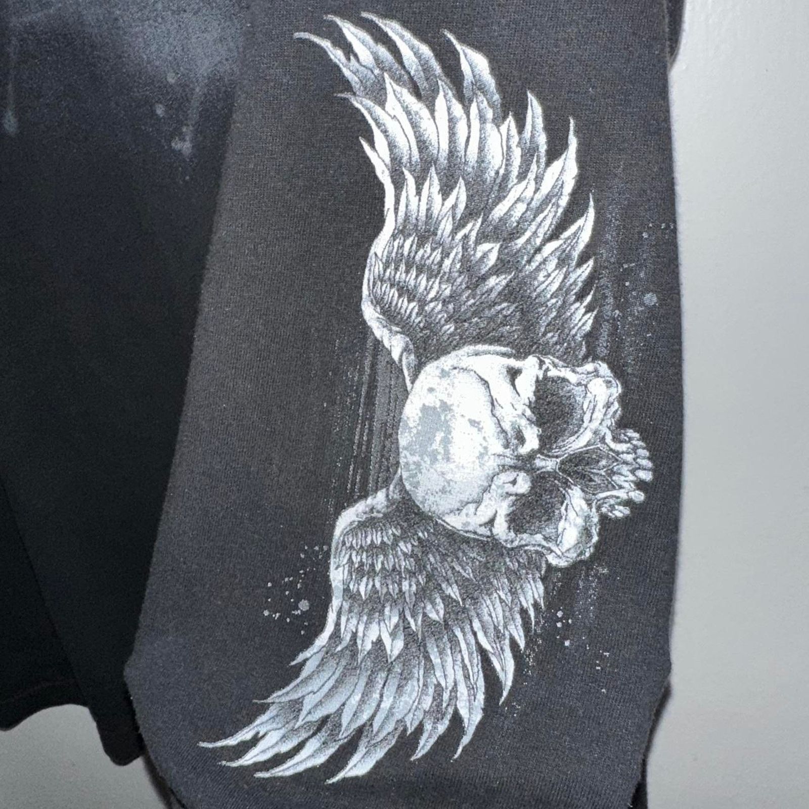 Harley Davidson × Vintage Vintage HOT LEATHERS Skull LS T Shirt Harley Davidson size L Size US L / EU 52-54 / 3 - 4 Thumbnail