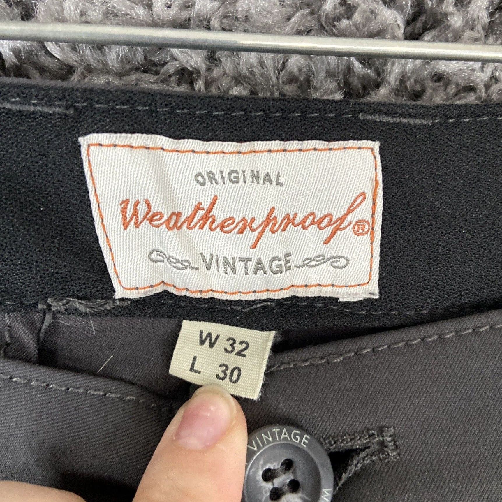 Weatherproof VINTAGE Weatherproof Straight Fit Chino Pants Men’s 34x28 Gray Size US 34 / EU 50 - 5 Thumbnail