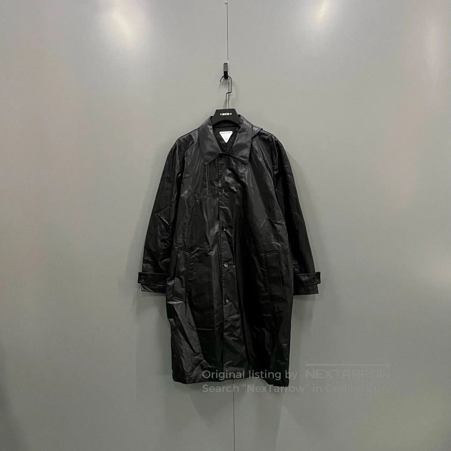 Bottega Veneta Bottega Veneta Black Full Leather Coat. Size US L / EU 52-54 / 3 - 1 Thumbnail