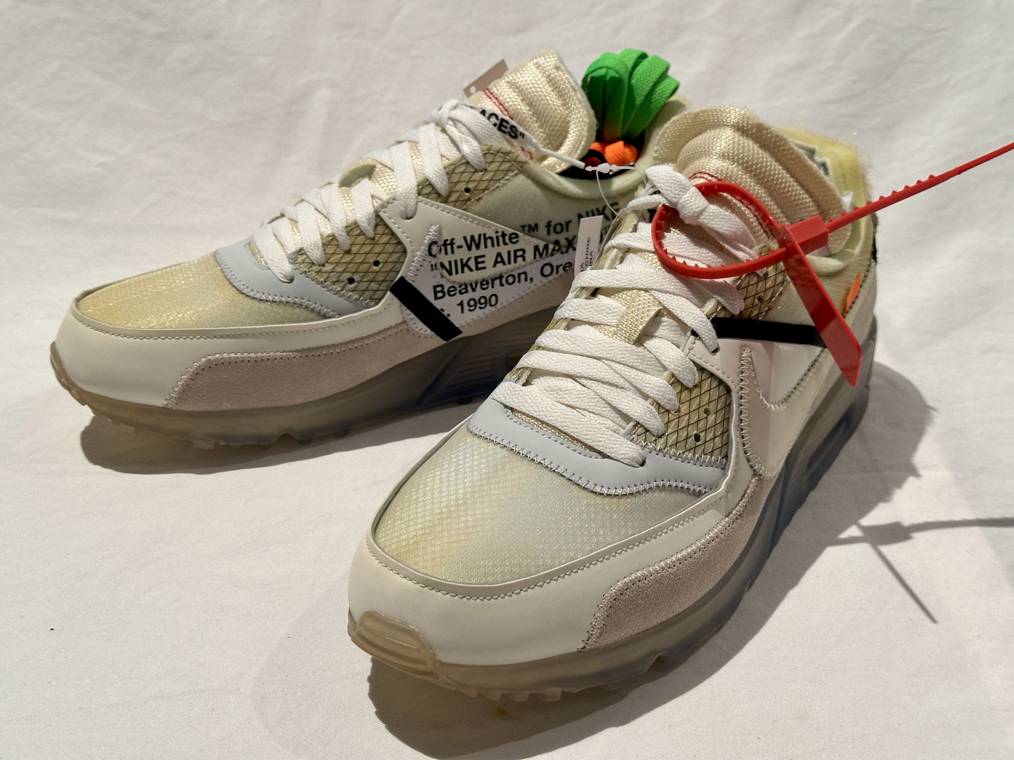Nike × Off-White BRAND NEW *RARE* NIKE AIR MAX 90 OFF-WHTE - THE TEN SZ 11 Size US 11 / EU 44 - 5 Thumbnail