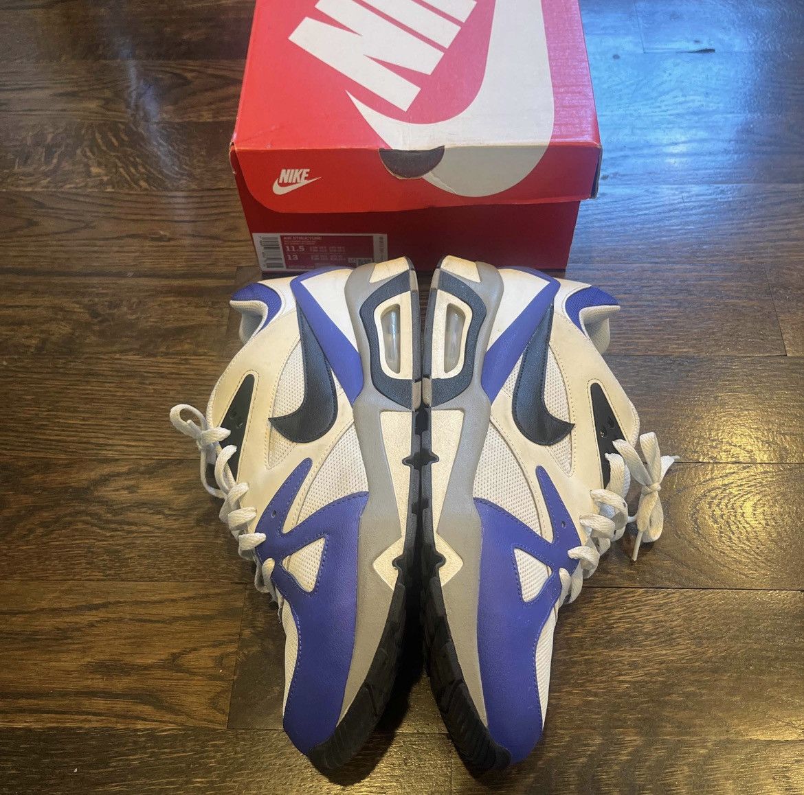 Nike Nike Air Structure Triax 91'Persian Violet' 2021 size 11.5 Size US 11.5 / EU 44-45 - 8 Thumbnail