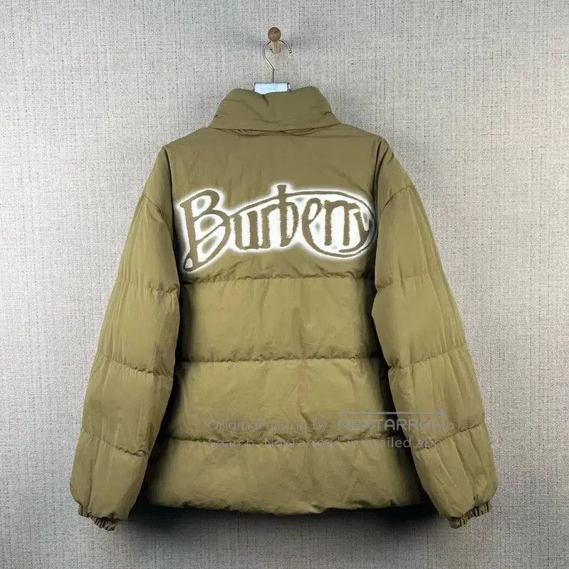 Burberry Burberry Yellow Cotton Check Puffer Jacket. Size US XXL / EU 58 / 5 - 4 Thumbnail