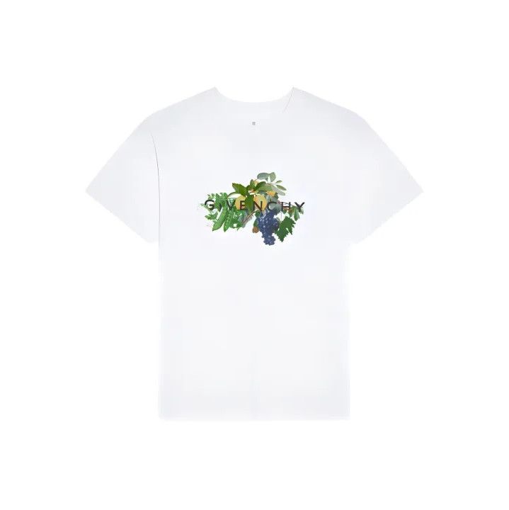 Givenchy Givenchy Men's Plant Fruit Print Short Sleeve T-Shirt Size US XL / EU 56 / 4 - 1 Thumbnail