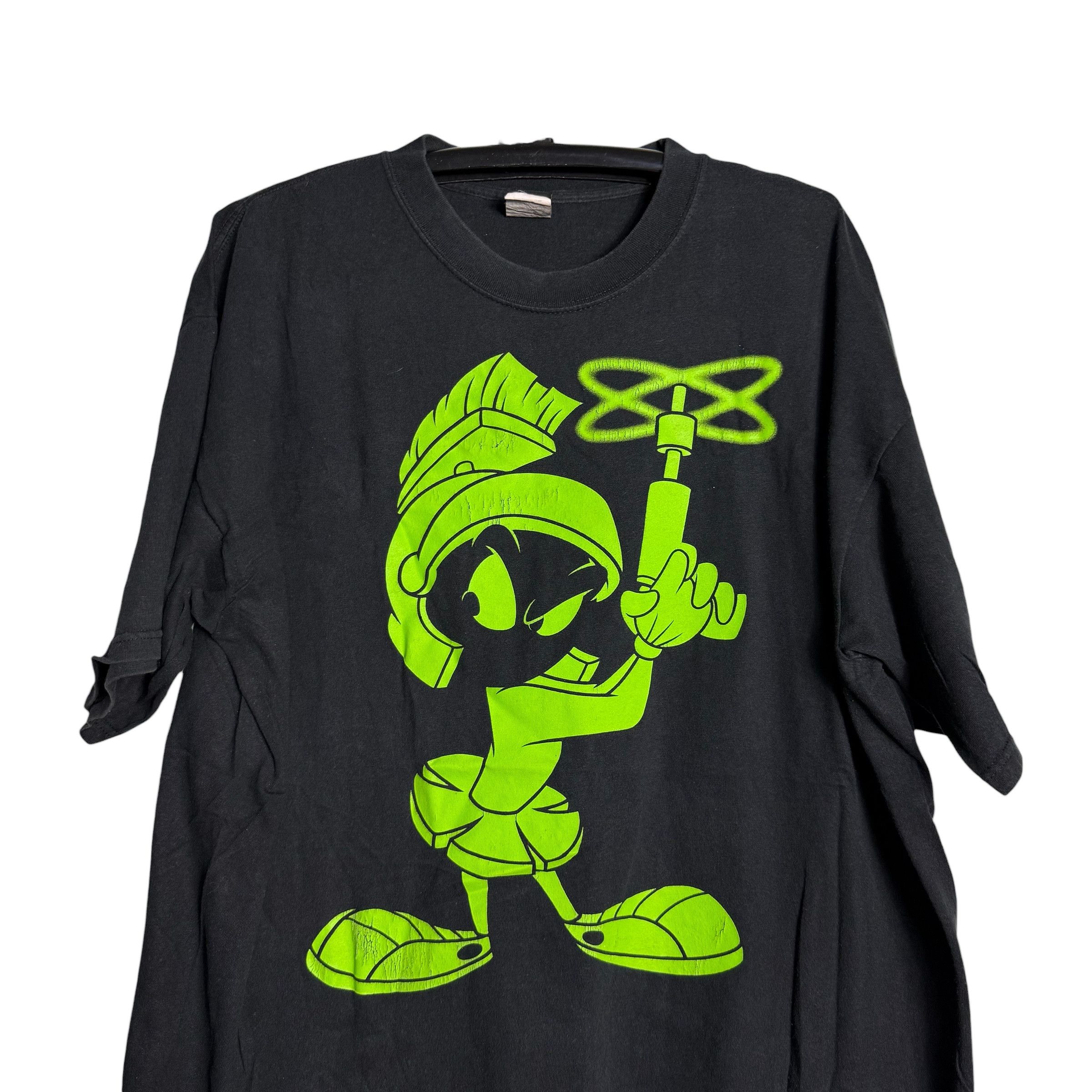 Warner Bros 🔥RARE🔥Vintage Marvin the Martian Looney Tunes T-shirt Size US XXL / EU 58 / 5 - 2 Thumbnail