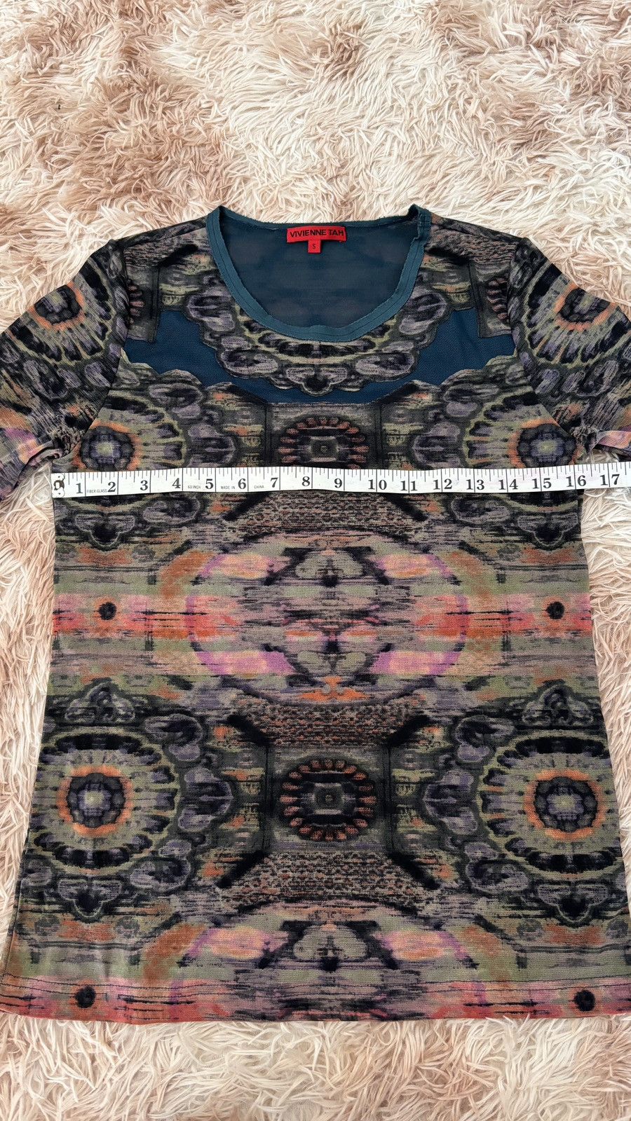 Vintage × Vivienne Tam Vivienne tam Archival All over print mesh top Size S / US 4 / IT 40 - 5 Thumbnail