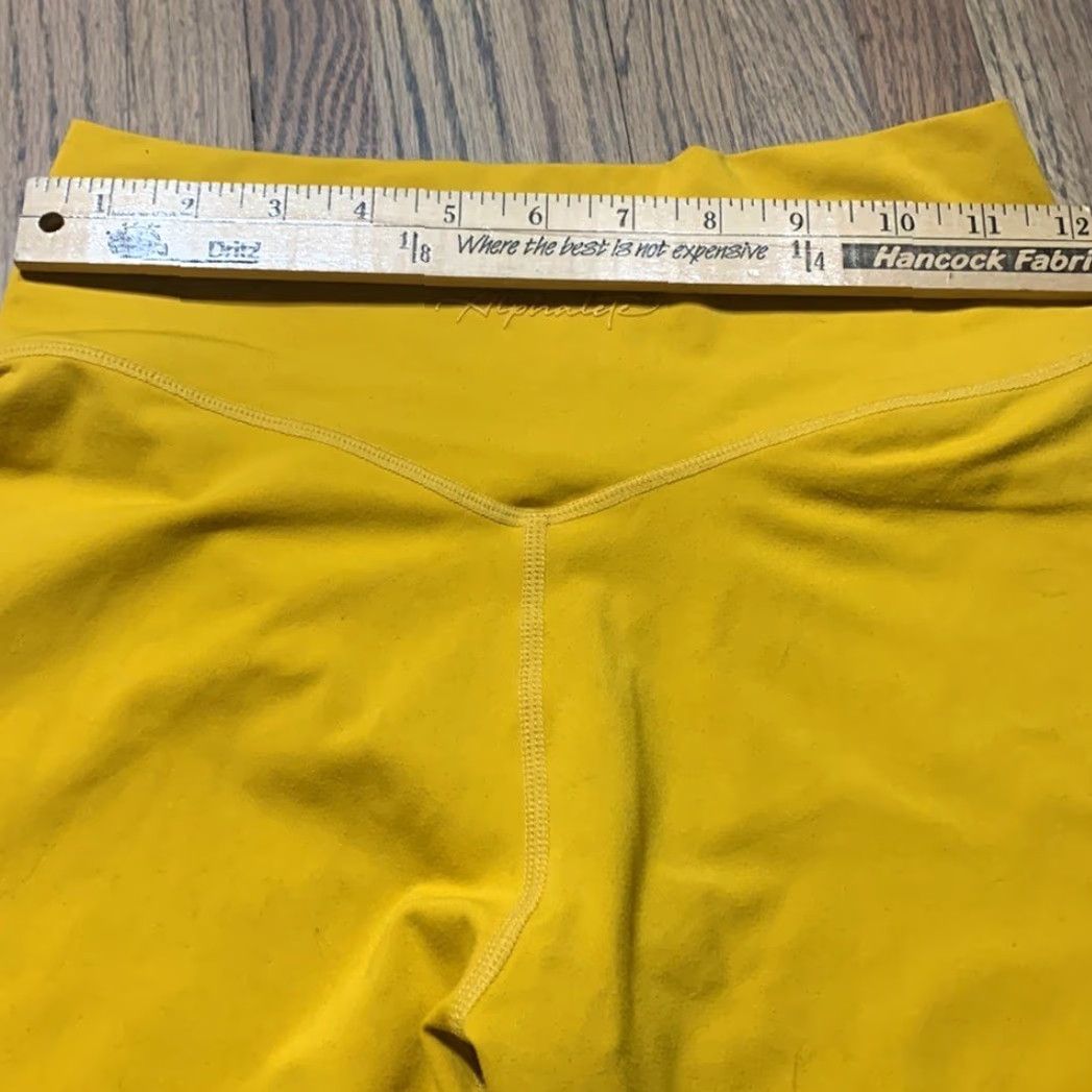 Vintage Alphalete Yellow Leggings Women S Regular Size S Ankle Yellow Size 28" / US 6 / IT 42 - 5 Thumbnail