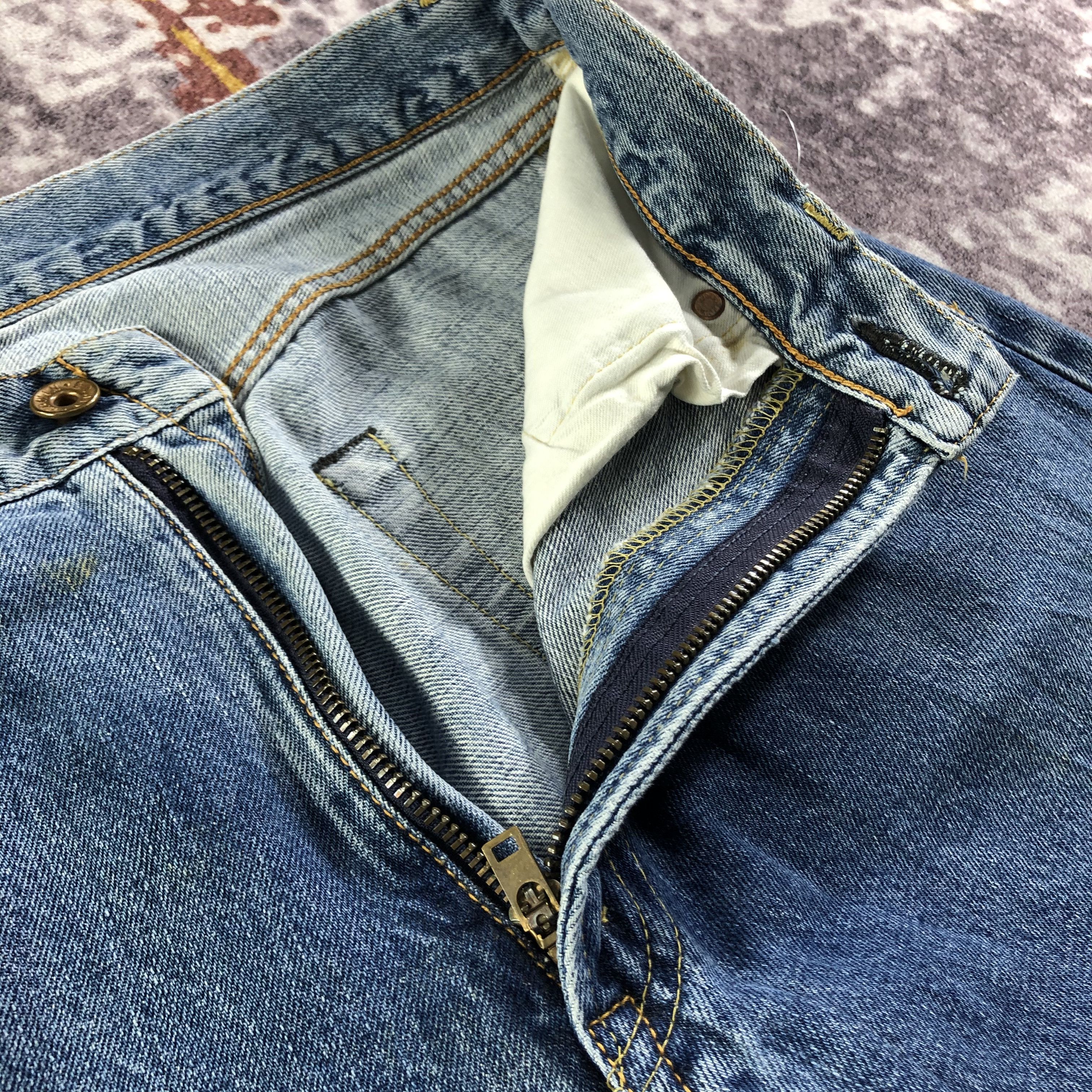 Edwin Vintage Blue Wash Edwin 505 Selvedge Jeans-JM3659 Size US 31 - 7 Thumbnail