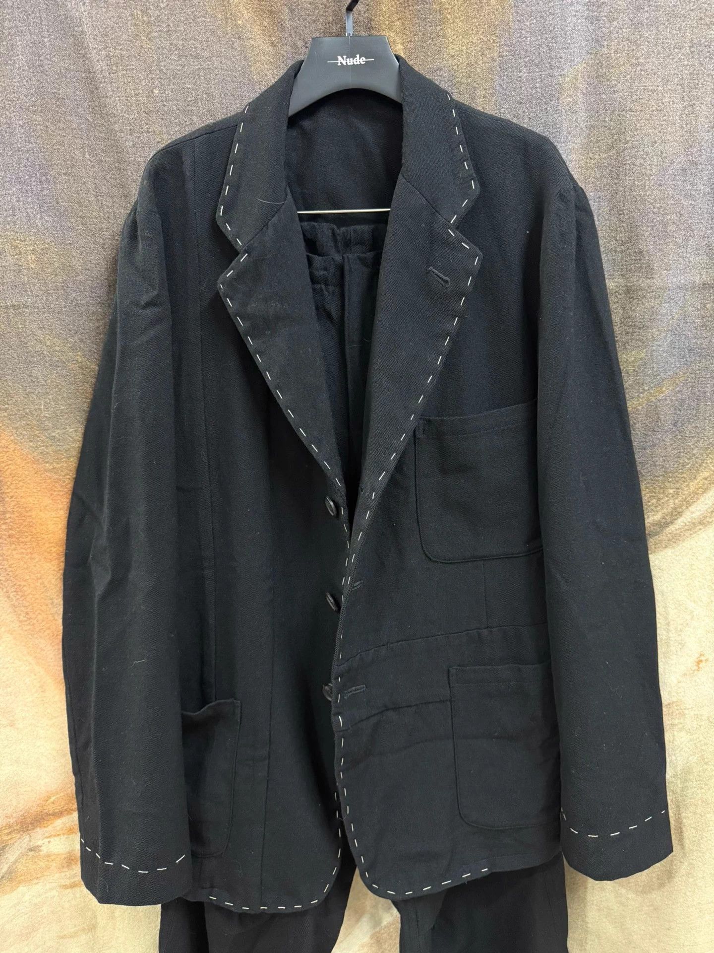 Yohji Yamamoto Yohji Yamamoto Y's for Men Wool Suit Kiko Kostadinov Style Size 54L - 1 Thumbnail