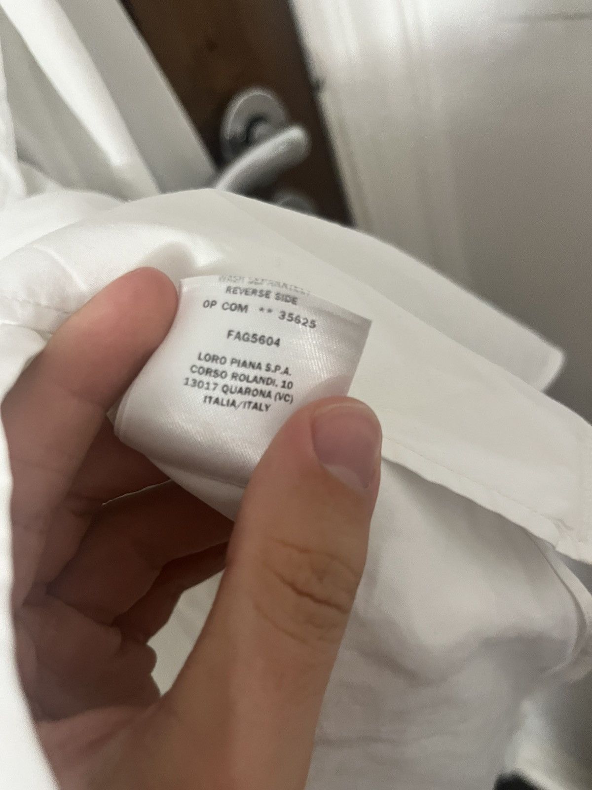 Loro Piana Loro Piana white cotton shirt size 42 Size US L / EU 52-54 / 3 - 7 Thumbnail