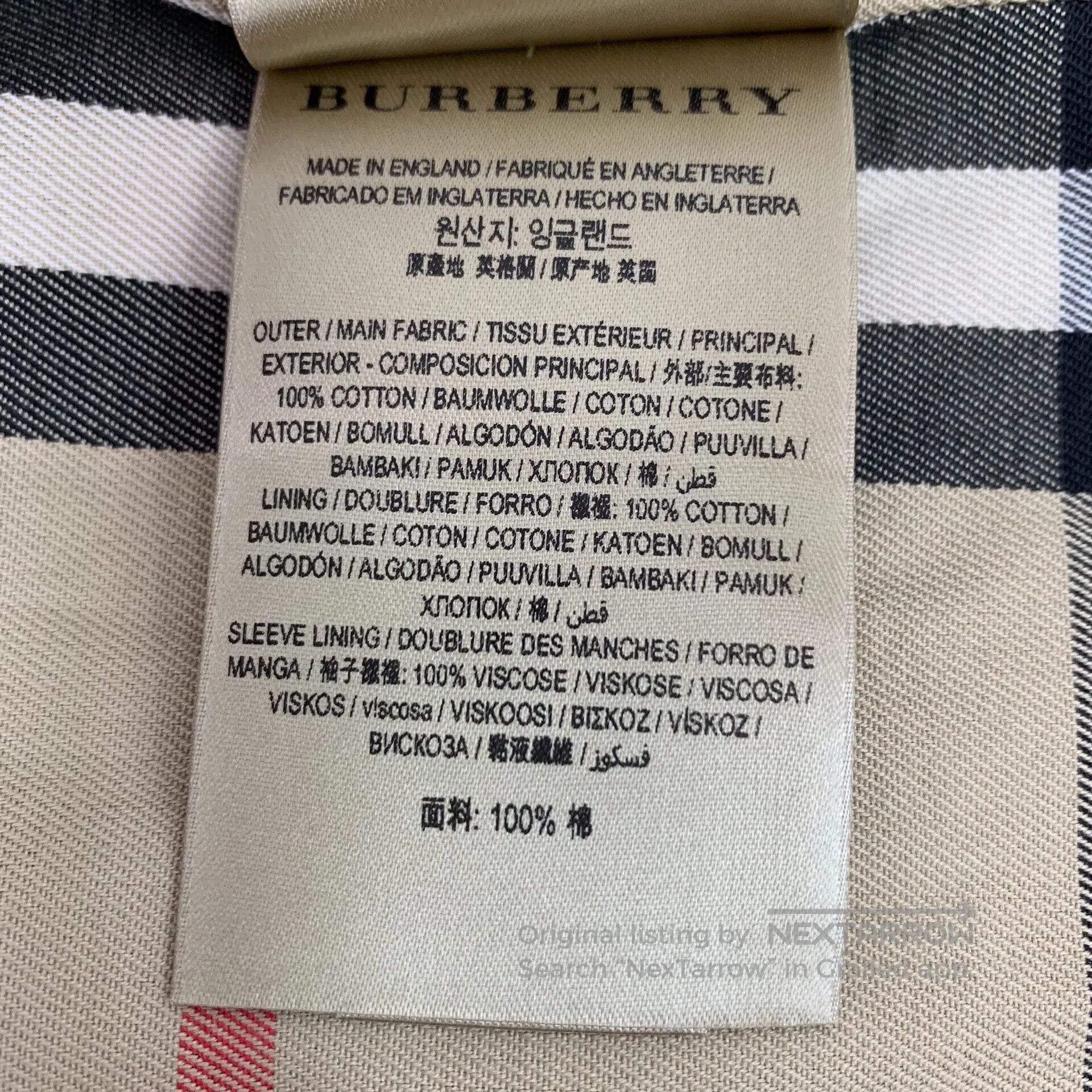 Burberry Burberry Brown Cotton Collar Double-breasted Long Sleeve B Size XS / US 0-2 / IT 36-38 - 8 Thumbnail