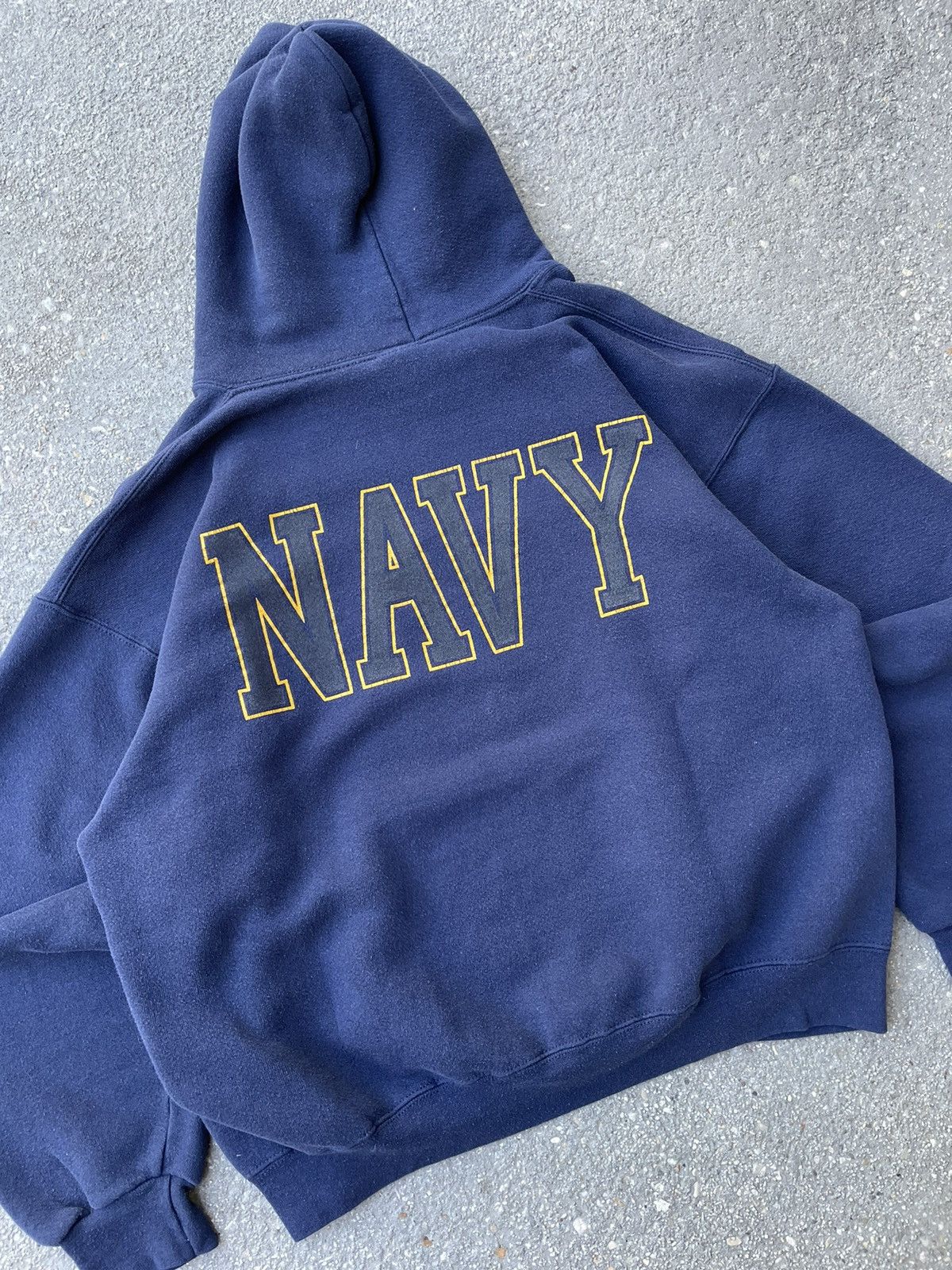 Soffe Vintage Soffe US Navy Hoodie Size US L / EU 52-54 / 3 - 7 Thumbnail