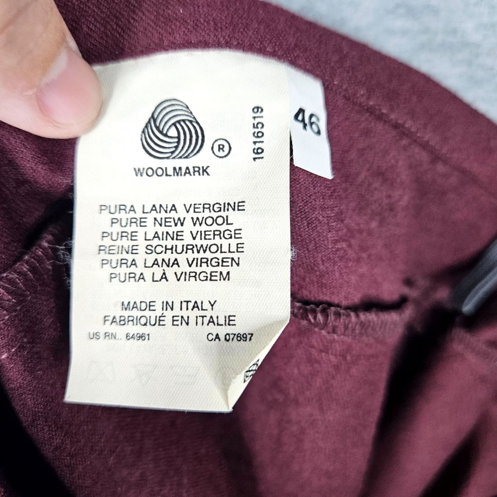 United Colors Of Benetton UNITED COLORS OF BENETTON Women Mini Wool Skirt Size 46 Red Colorful Solid Short 90s? No Size 32" / US 10 / IT 46 - 5 Thumbnail