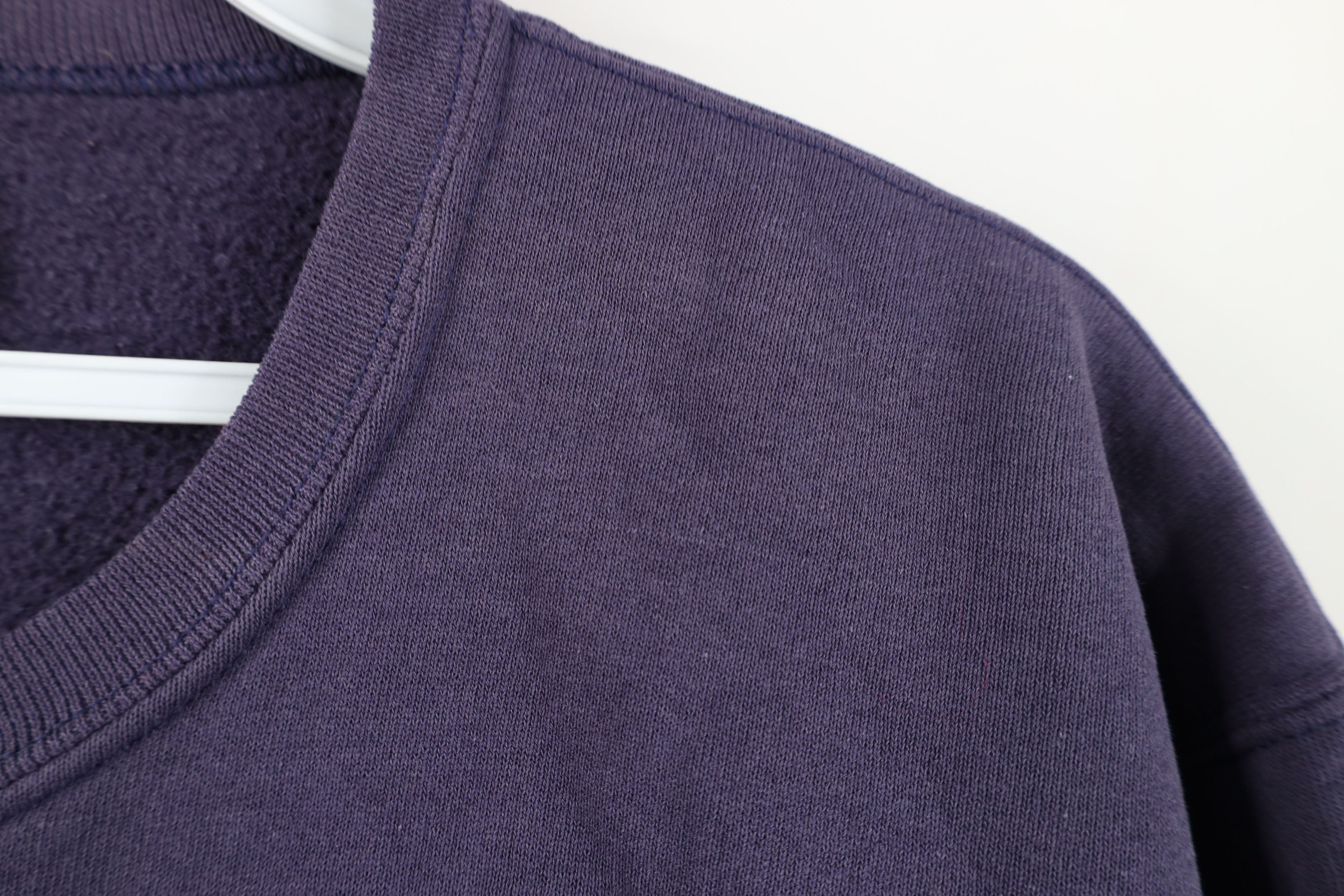 Russell Athletic Vintage 90s Russell Athletic Crewneck Sweatshirt Purple USA Size L / US 10 / IT 46 - 4 Thumbnail