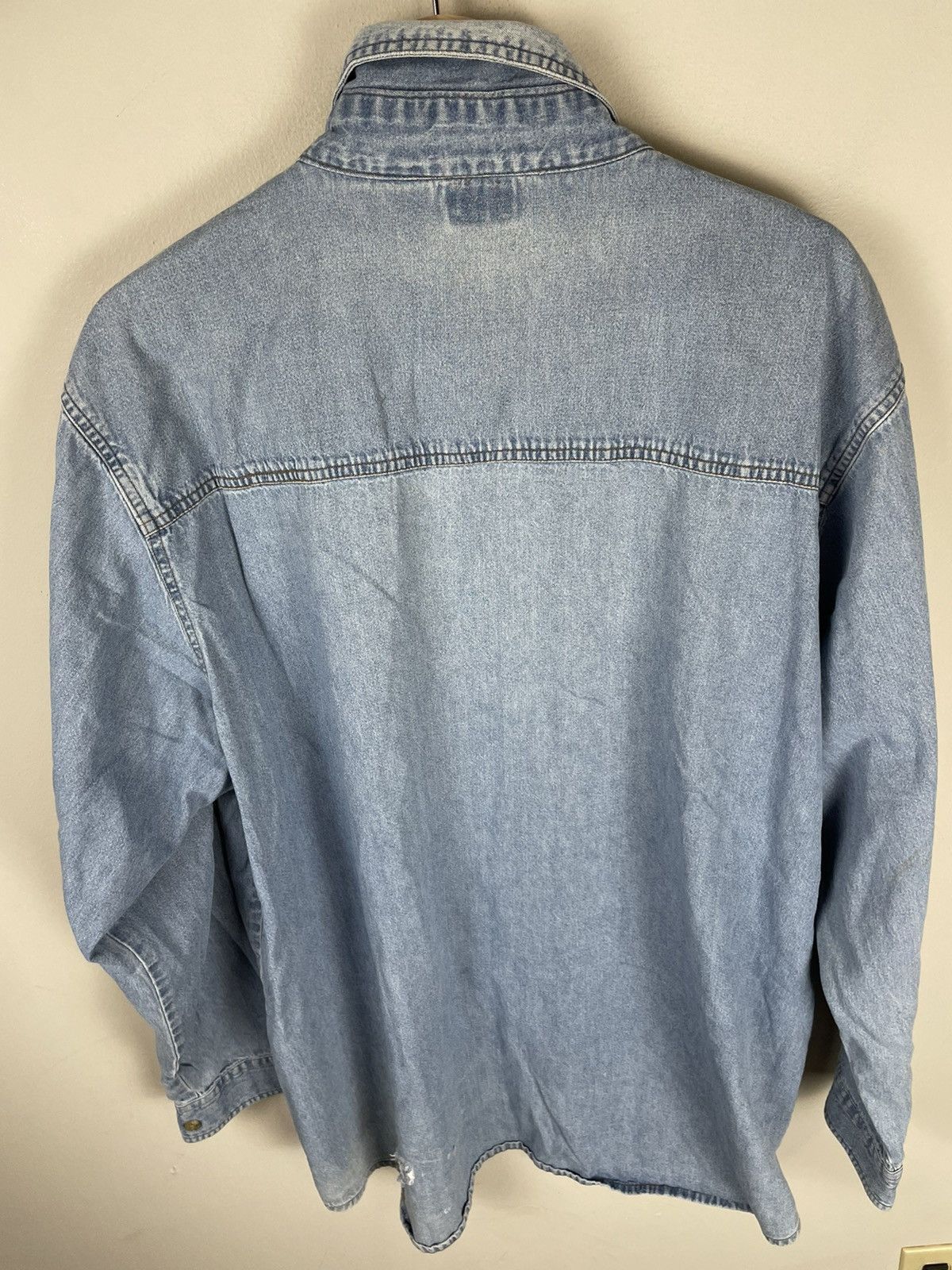 Vintage Vintage Las Vegas Denim Overshirt Size US XL / EU 56 / 4 - 1 Thumbnail