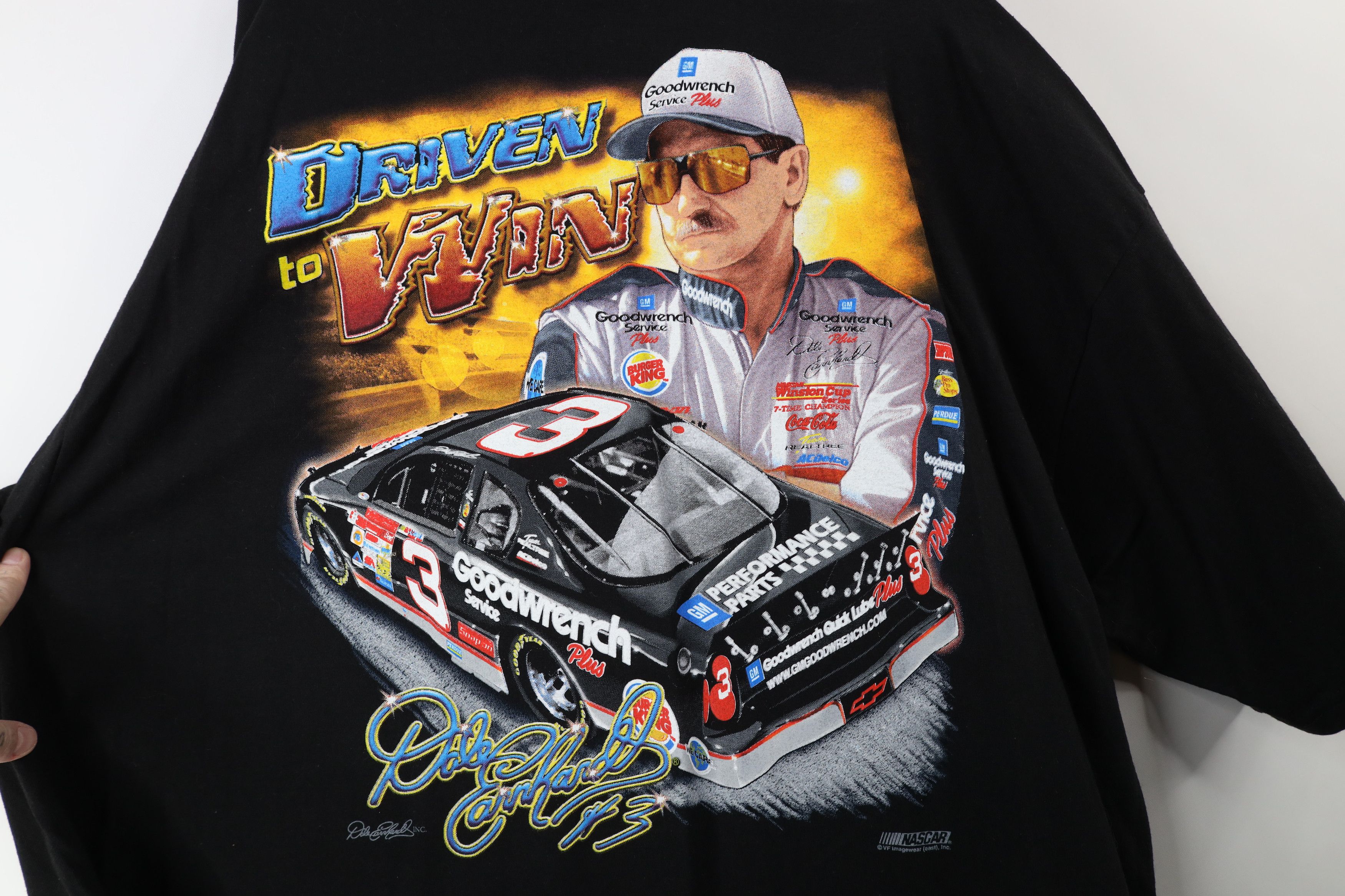 Vintage Deadstock Vintage Y2K 2001 NASCAR All Over Print T-Shirt Size US XXL / EU 58 / 5 - 11 Thumbnail