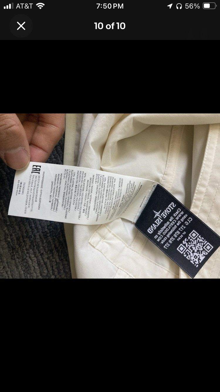 Stone island POLESTERE STRETCH 5L GHOST PIECE