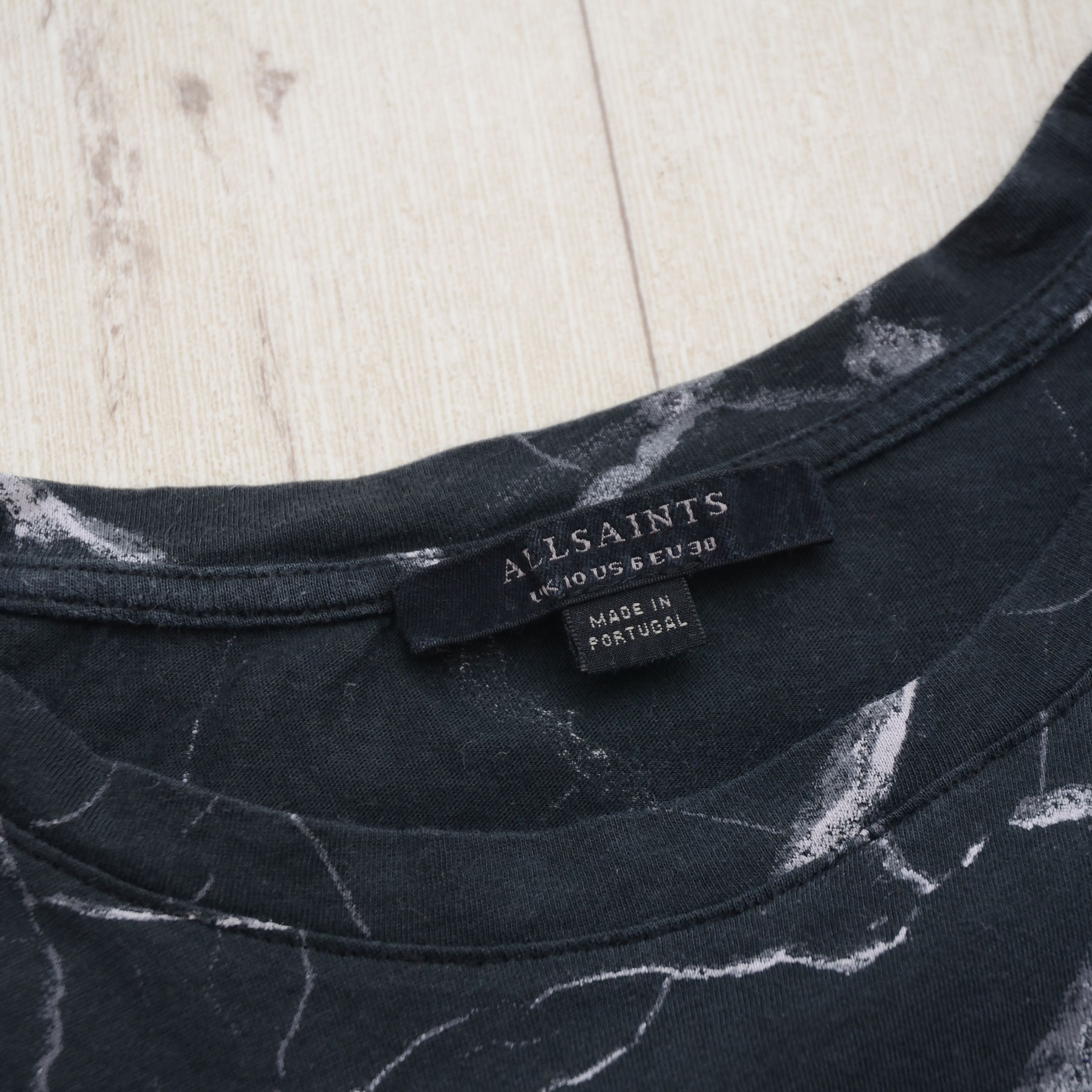 Allsaints Allsaints T-Shirt Anna Hope Overprint Big Printed Logo Y2K Size M / US 6-8 / IT 42-44 - 7 Thumbnail