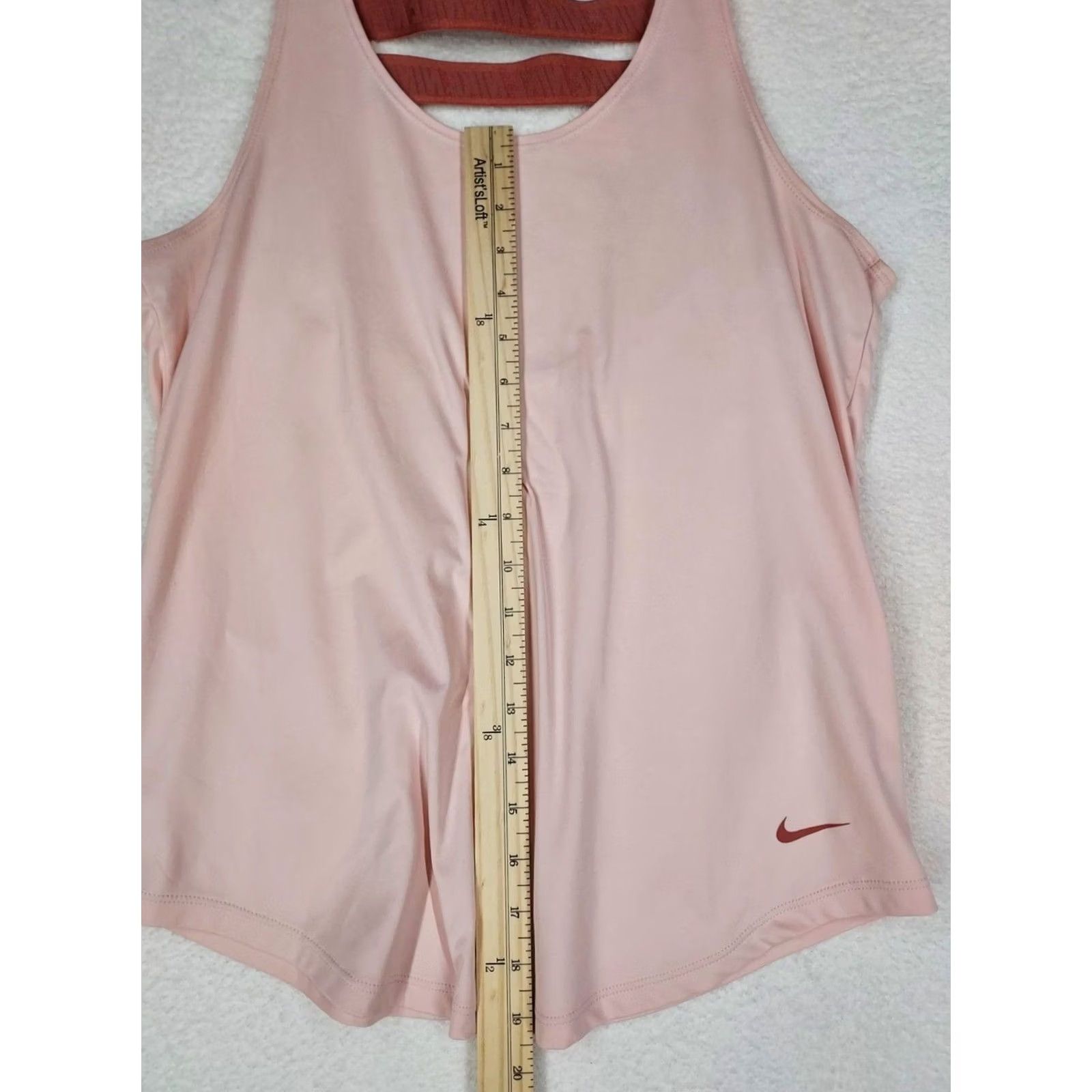 Nike Nike Dri-FIT Racerback Tank Top Women's Medium Pink Athletic Gym Yoga Size M / US 6-8 / IT 42-44 - 2 Thumbnail