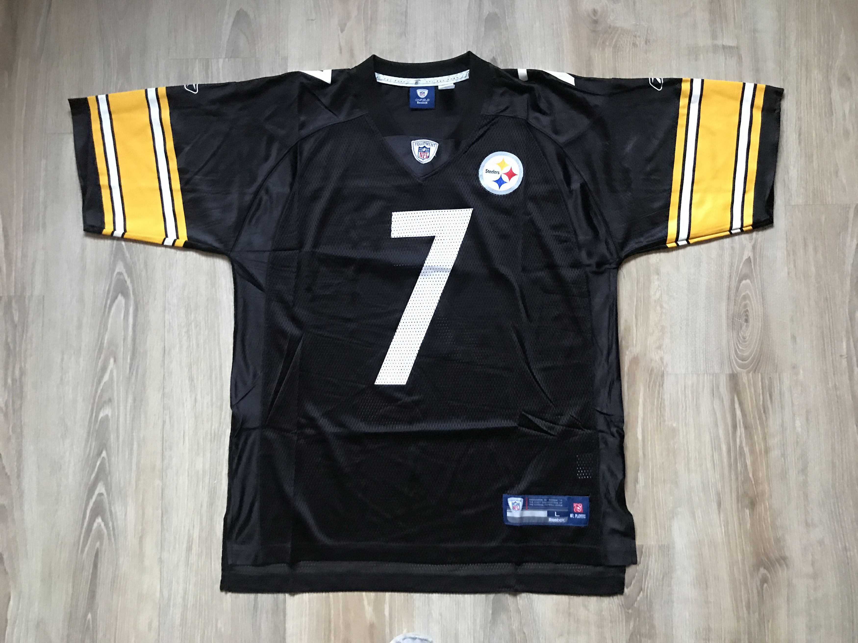 NFL × Reebok × Vintage Reebok NFL Pittsburgh Steelers Ben Roethlisberger #7 Jersey Size US L / EU 52-54 / 3 - 1 Thumbnail